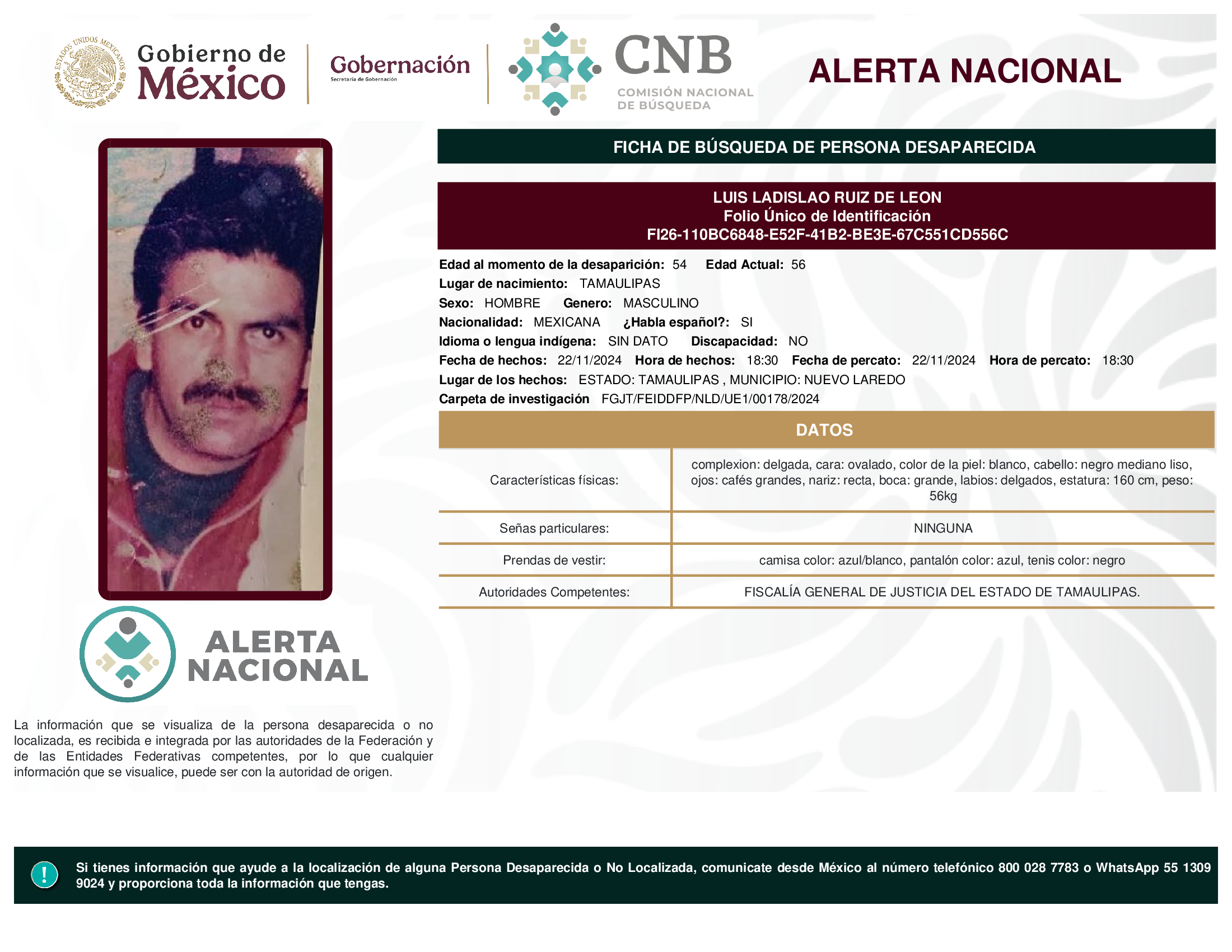 LUIS LADISLAO RUIZ DE LEON