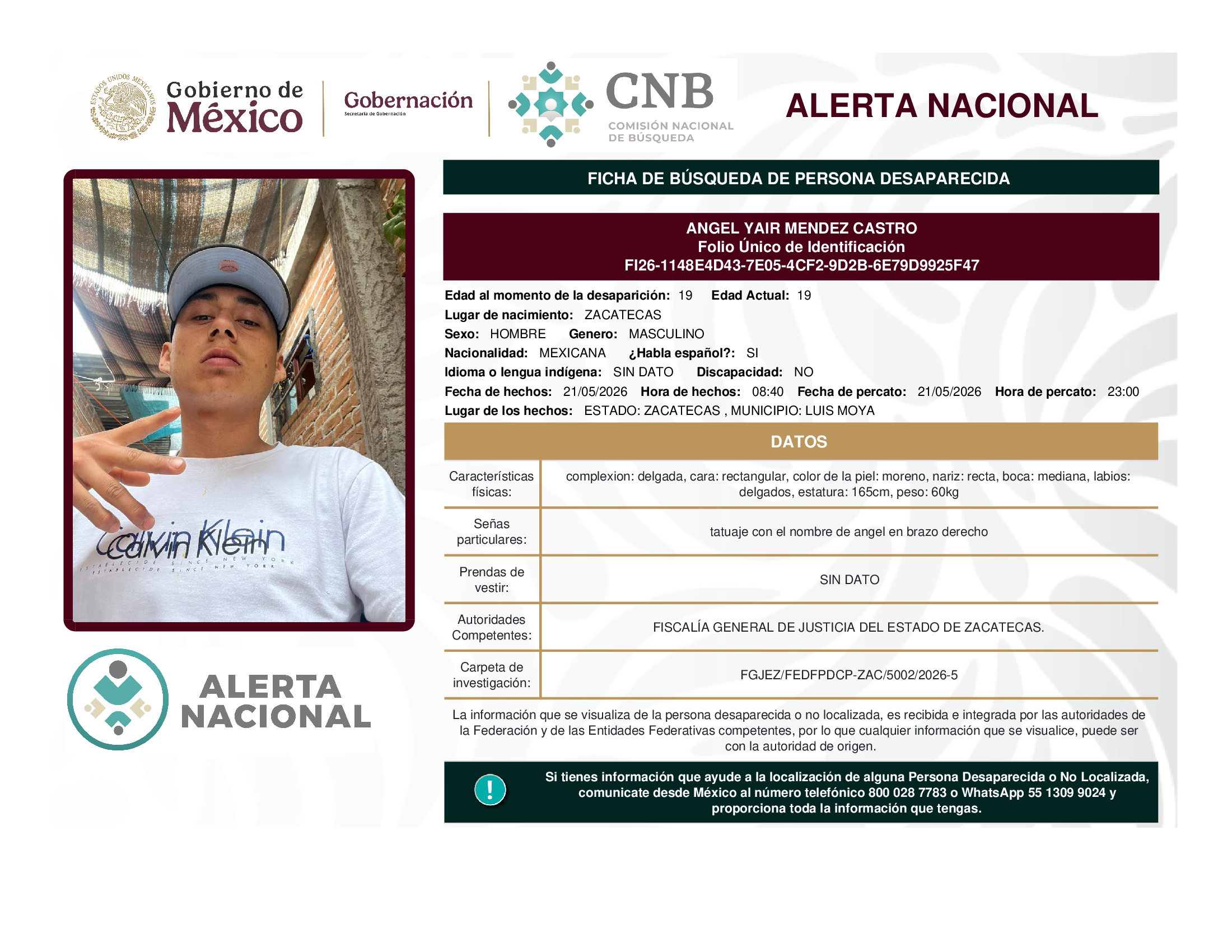 ANGEL YAIR MENDEZ CASTRO