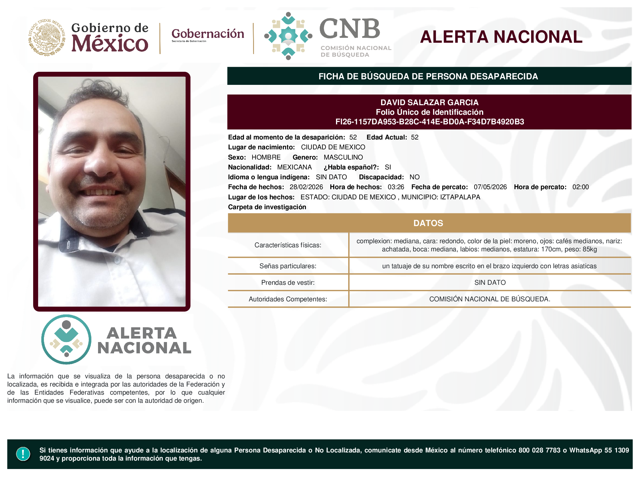DAVID SALAZAR GARCIA