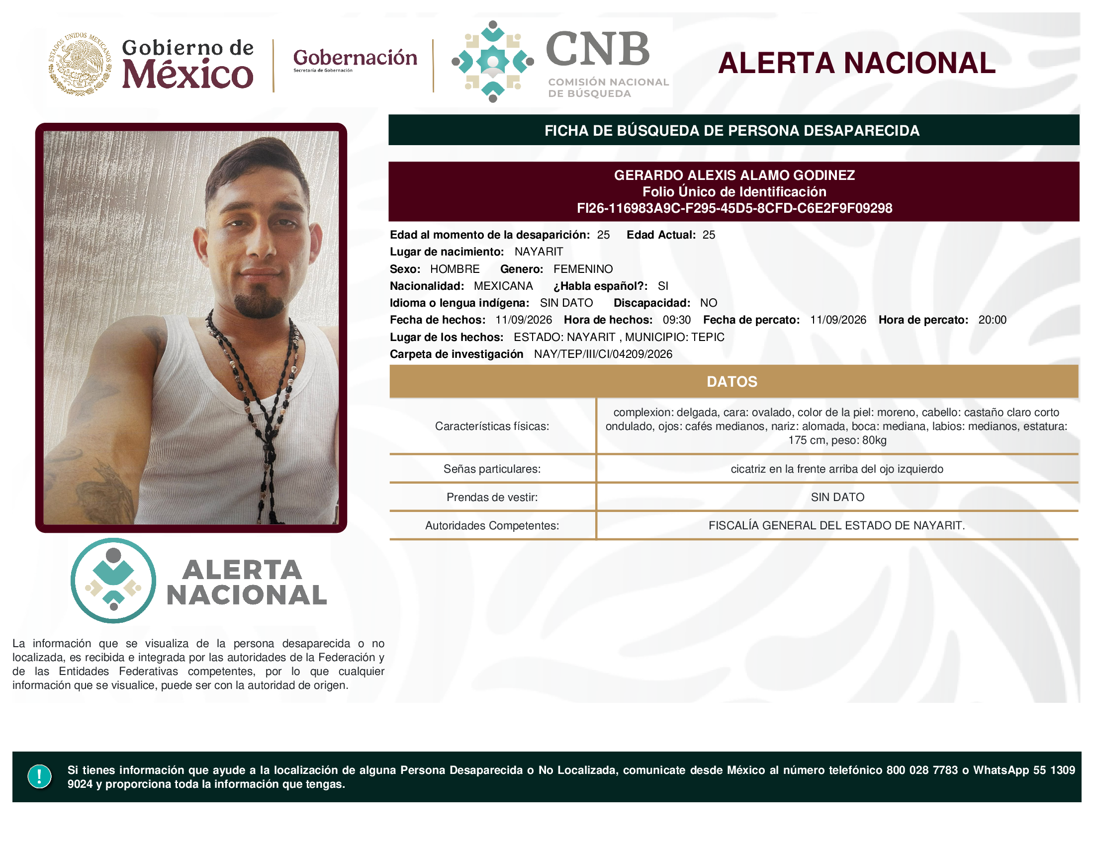 GERARDO ALEXIS ALAMO GODINEZ