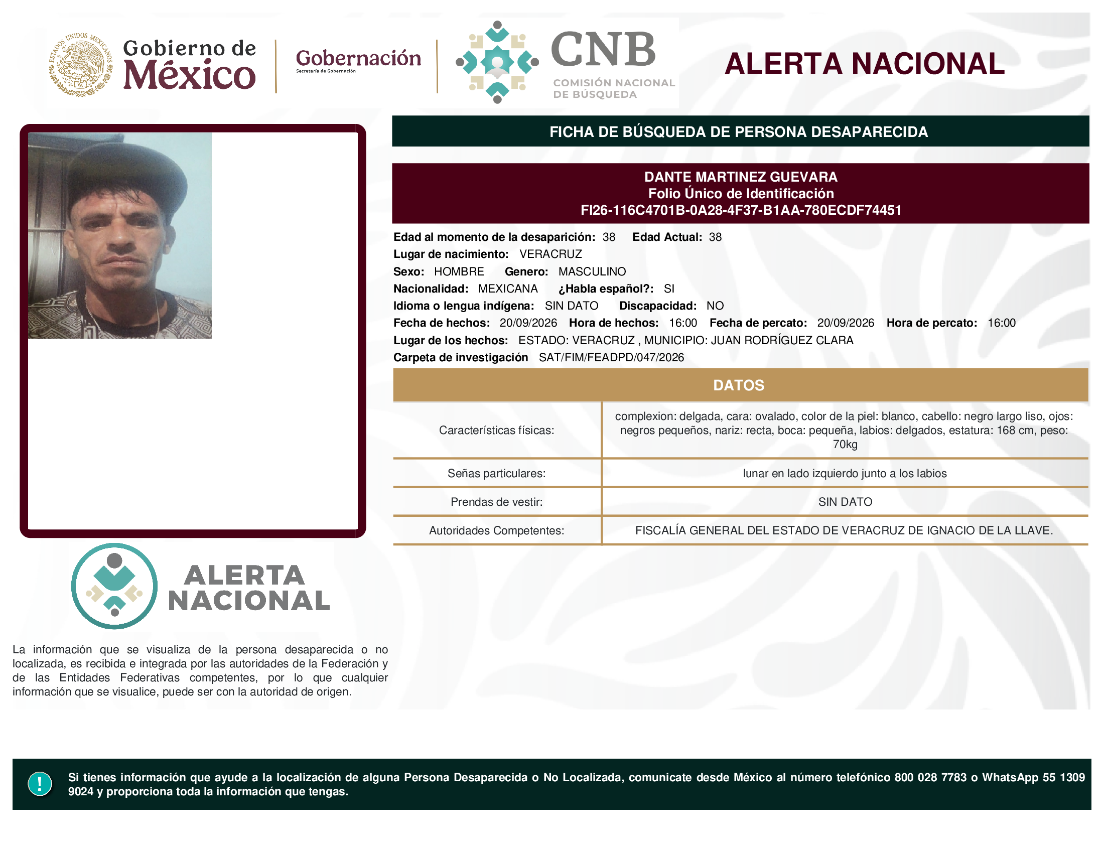 DANTE MARTINEZ GUEVARA