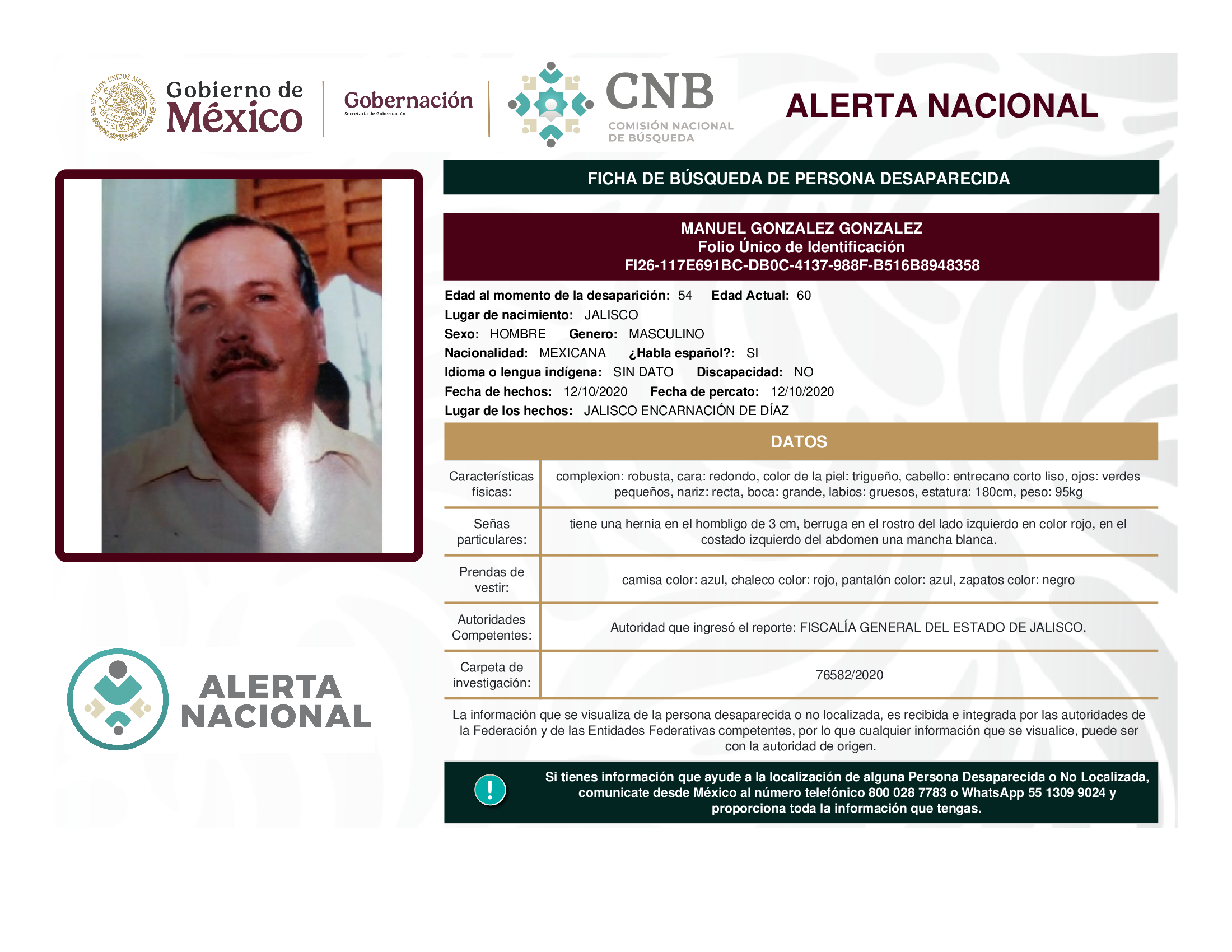 MANUEL GONZALEZ GONZALEZ