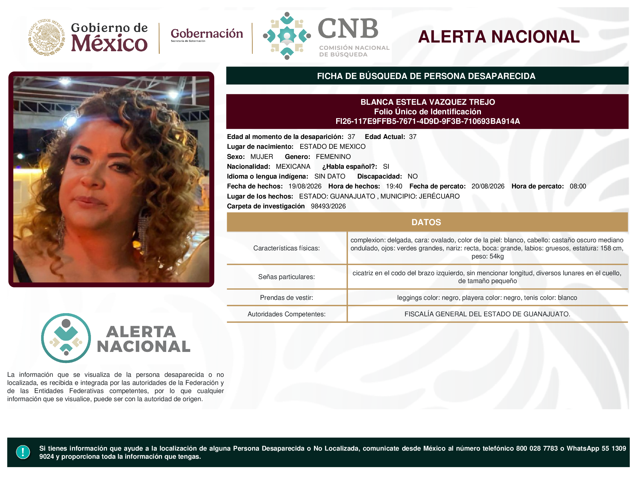 BLANCA ESTELA VAZQUEZ TREJO