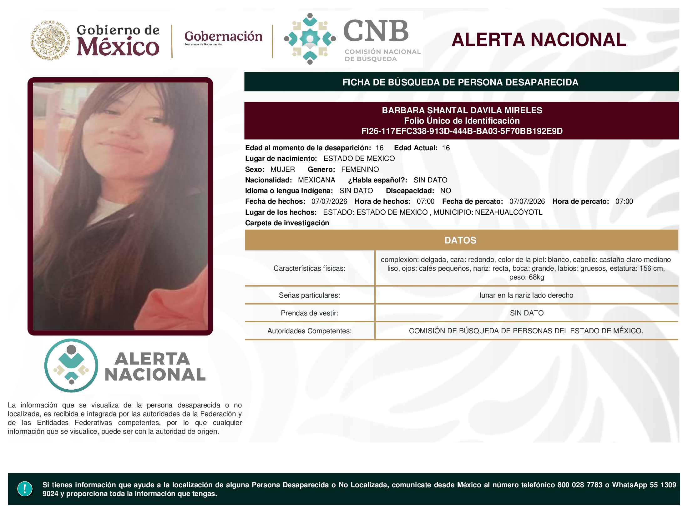 BARBARA SHANTAL DAVILA MIRELES