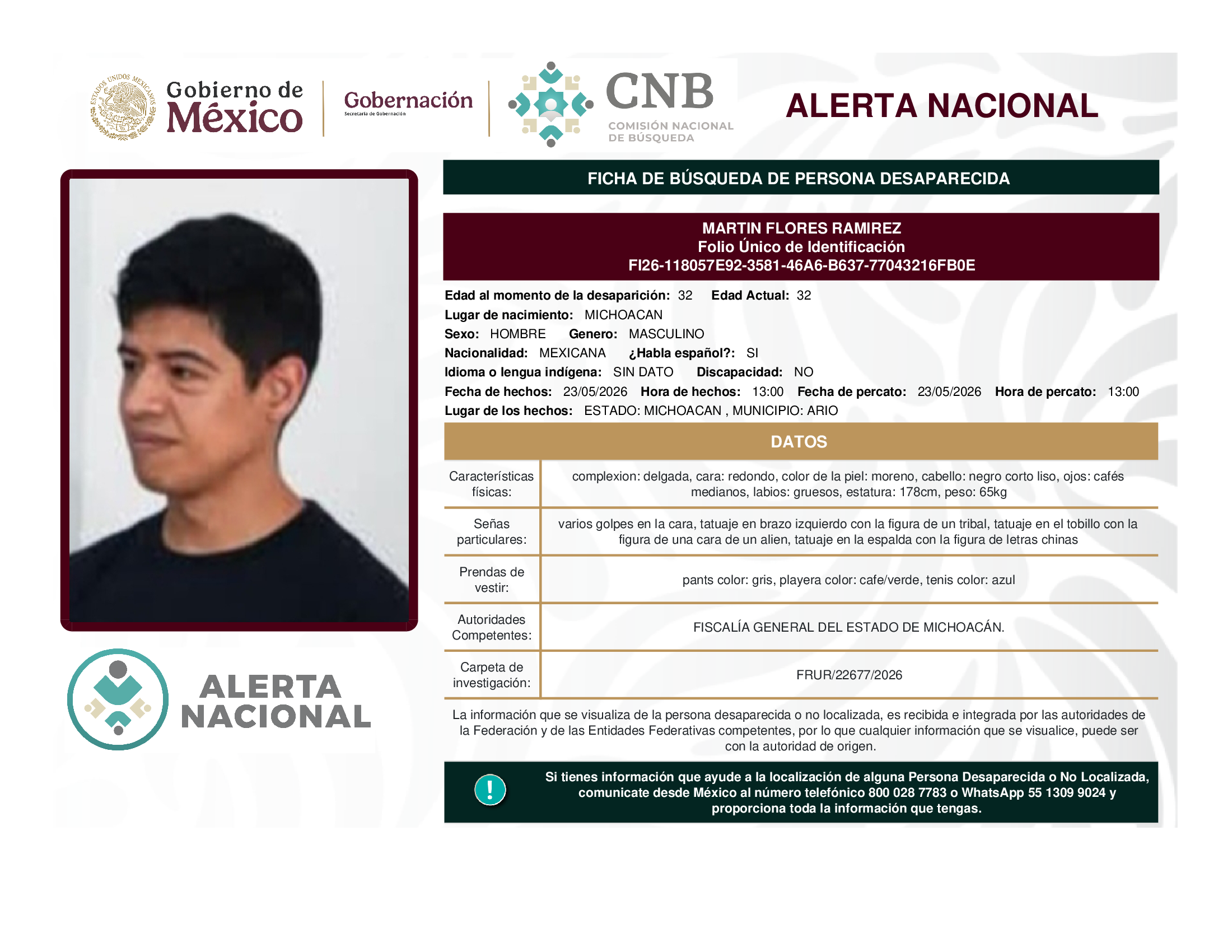 MARTIN FLORES RAMIREZ