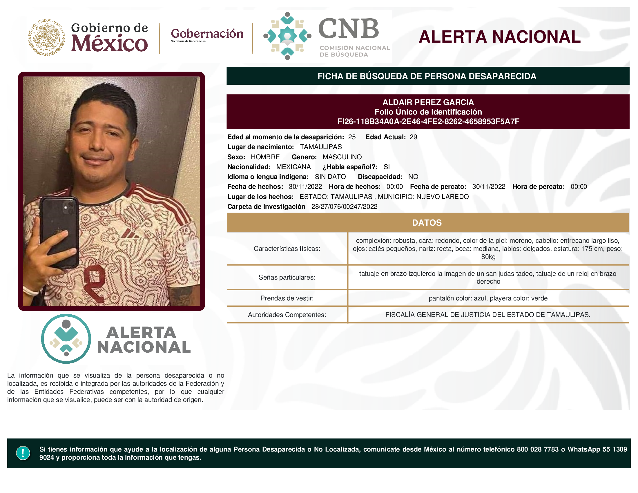 ALDAIR PEREZ GARCIA