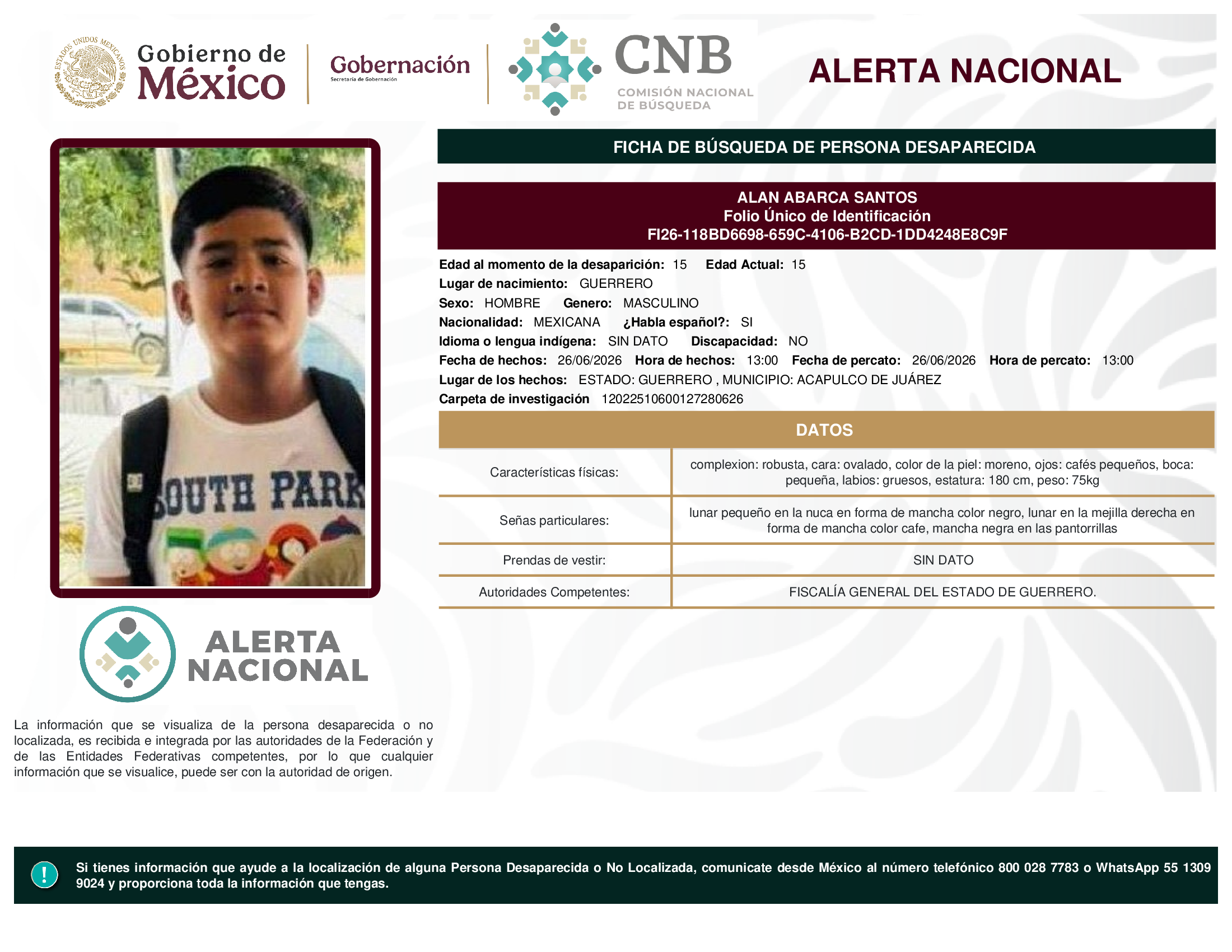 ALAN ABARCA SANTOS