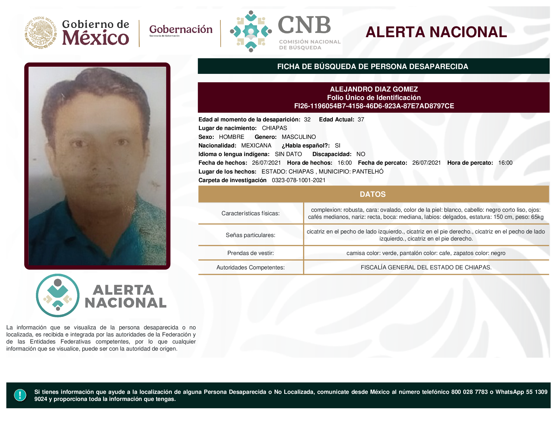 ALEJANDRO DIAZ GOMEZ