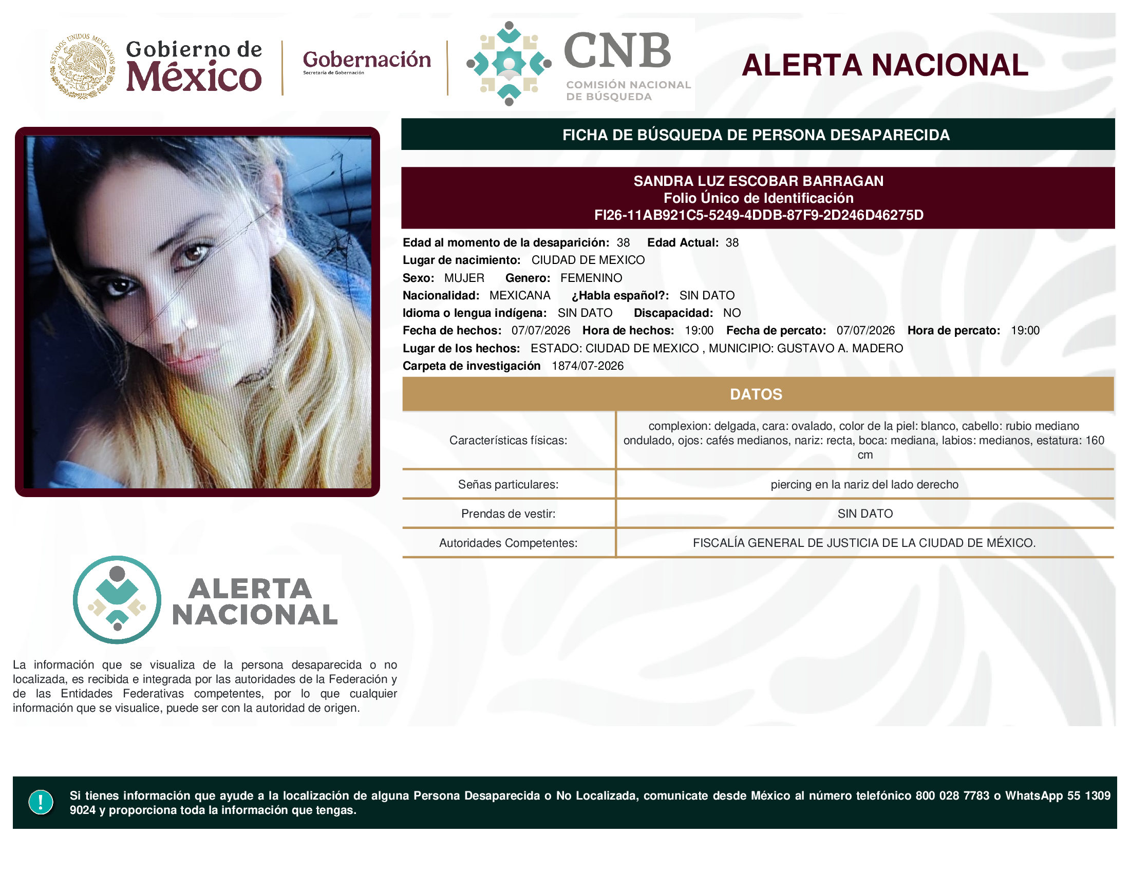 SANDRA LUZ ESCOBAR BARRAGAN