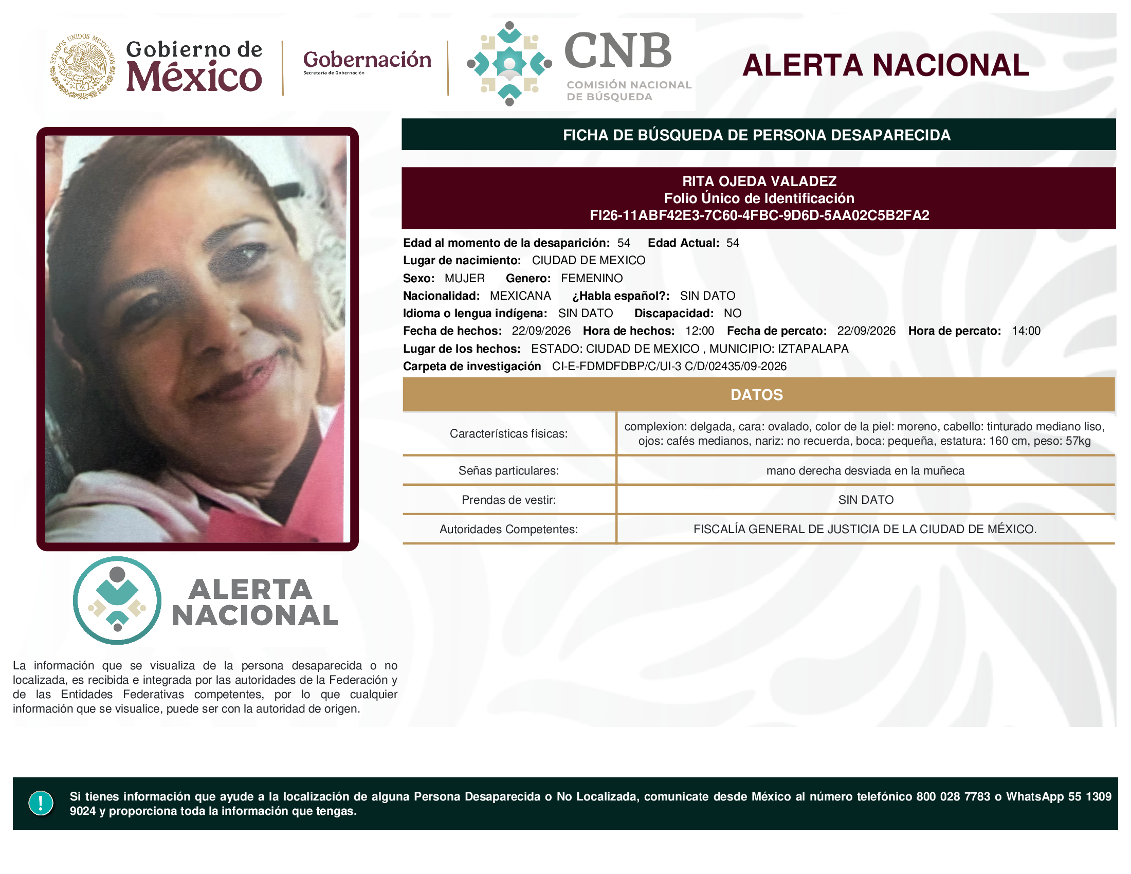 RITA OJEDA VALADEZ