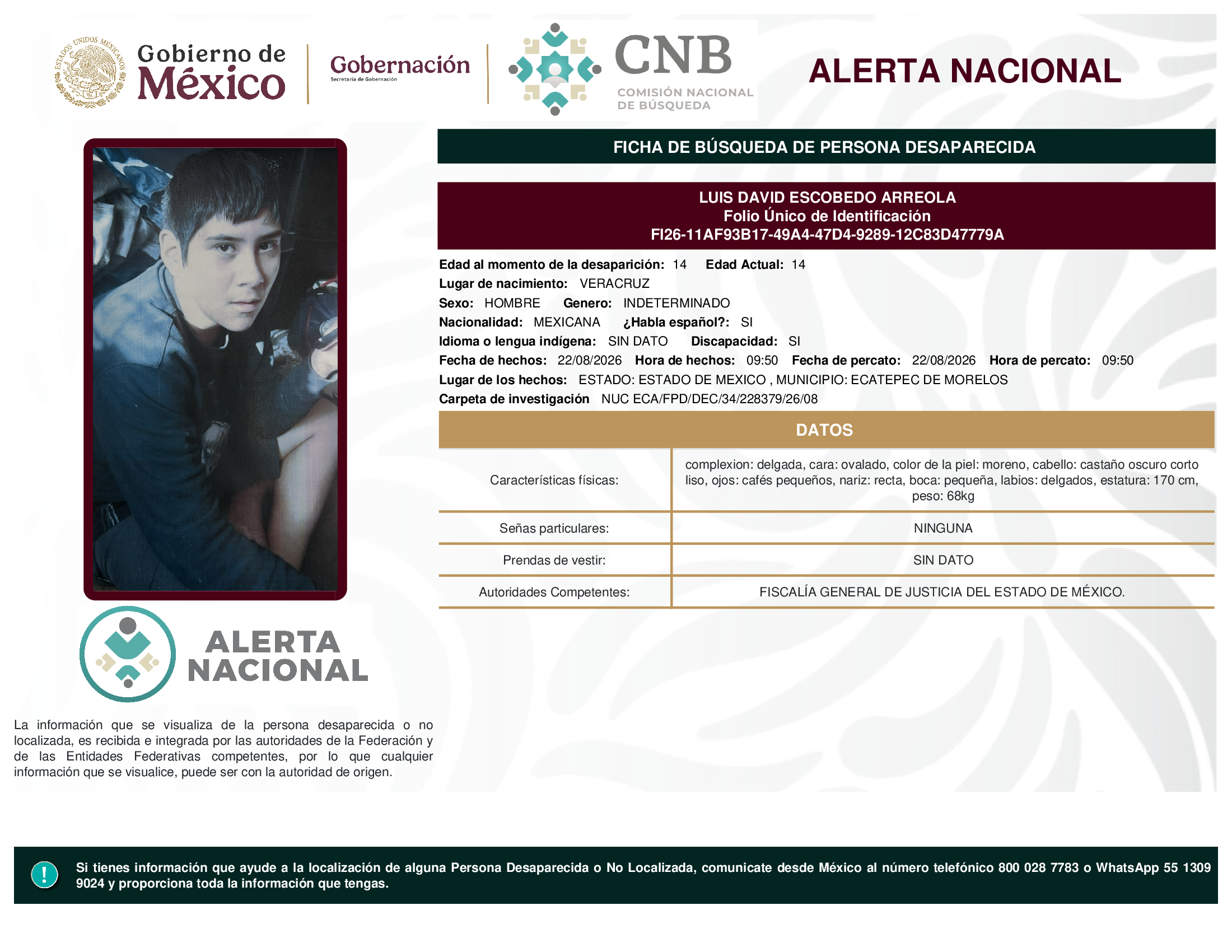 LUIS DAVID ESCOBEDO ARREOLA
