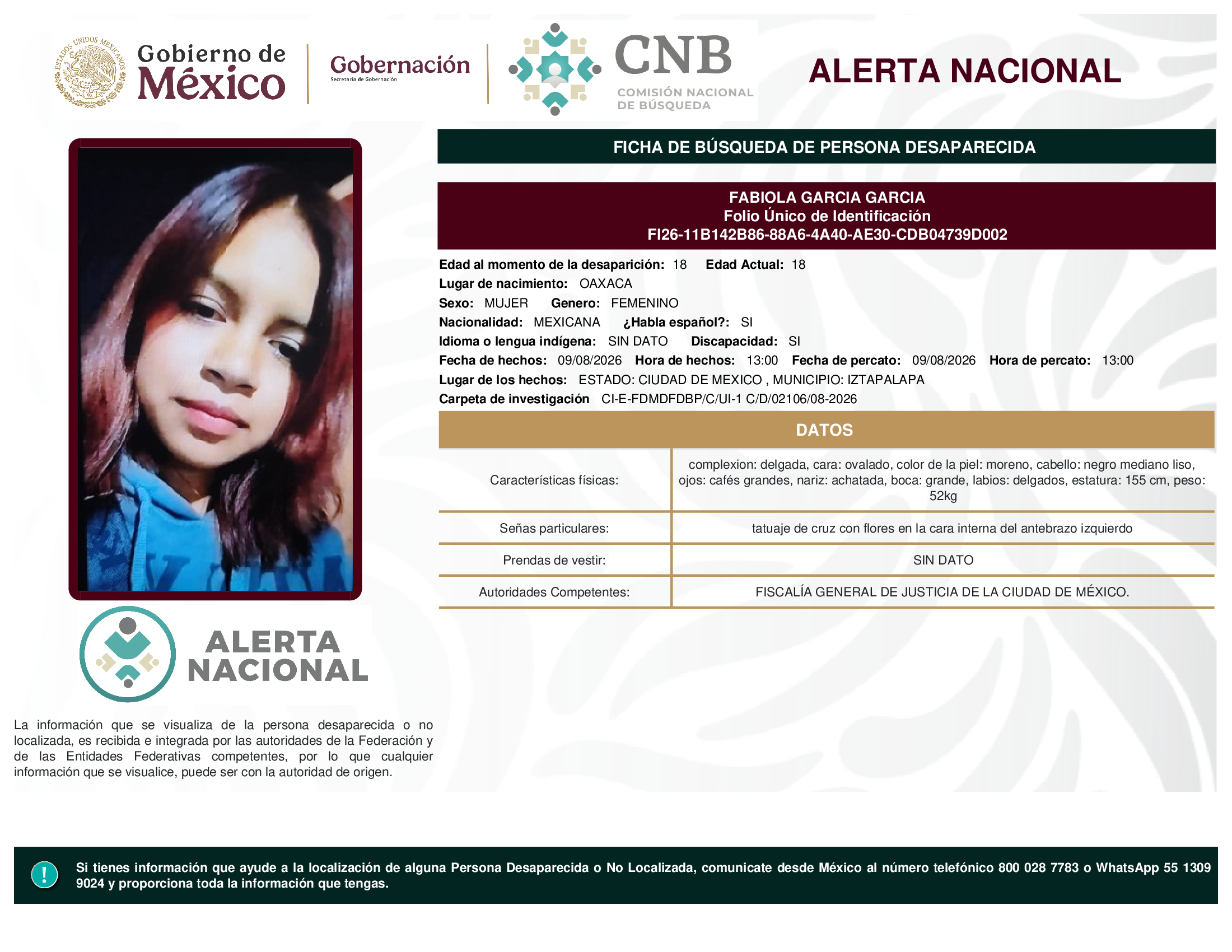 FABIOLA GARCIA GARCIA