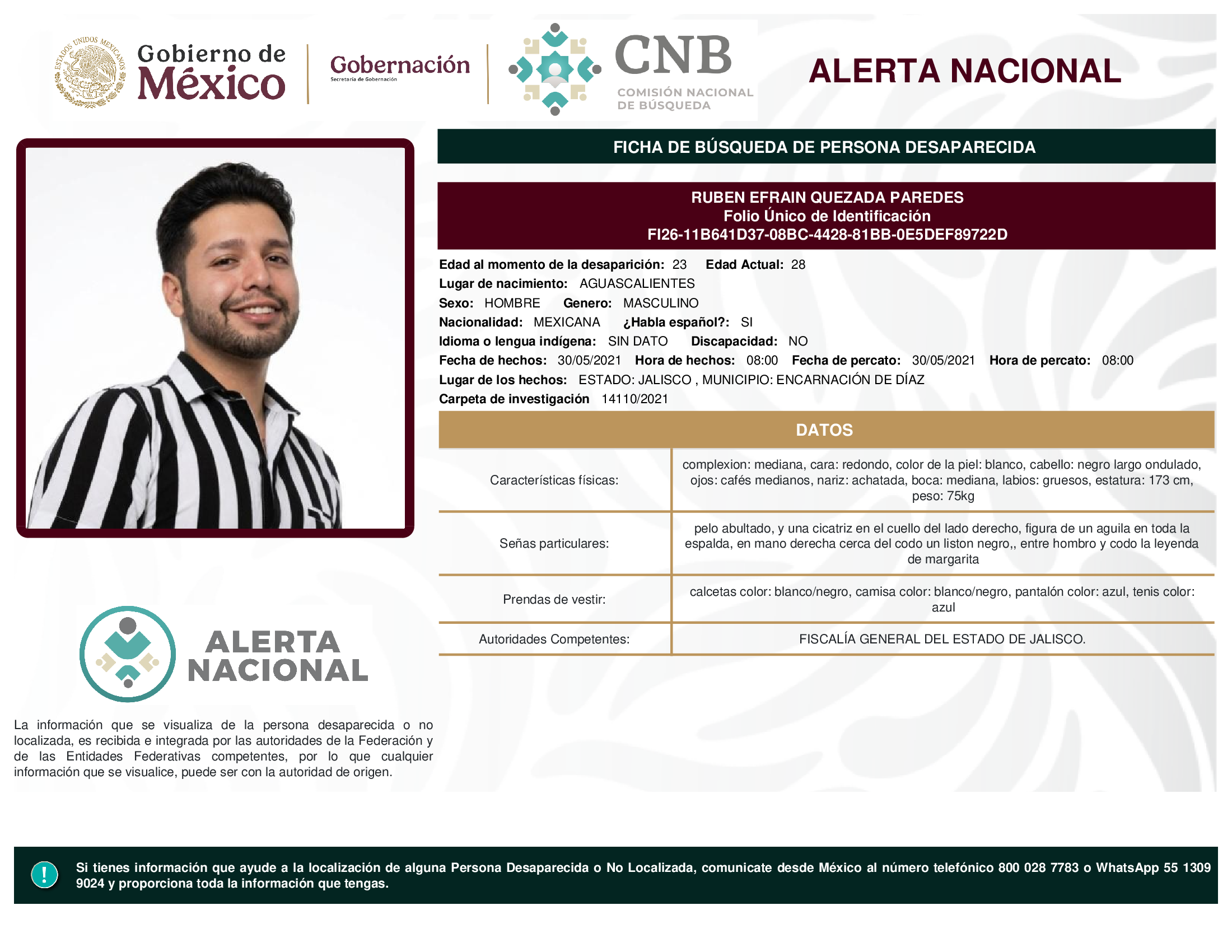 RUBEN EFRAIN QUEZADA PAREDES