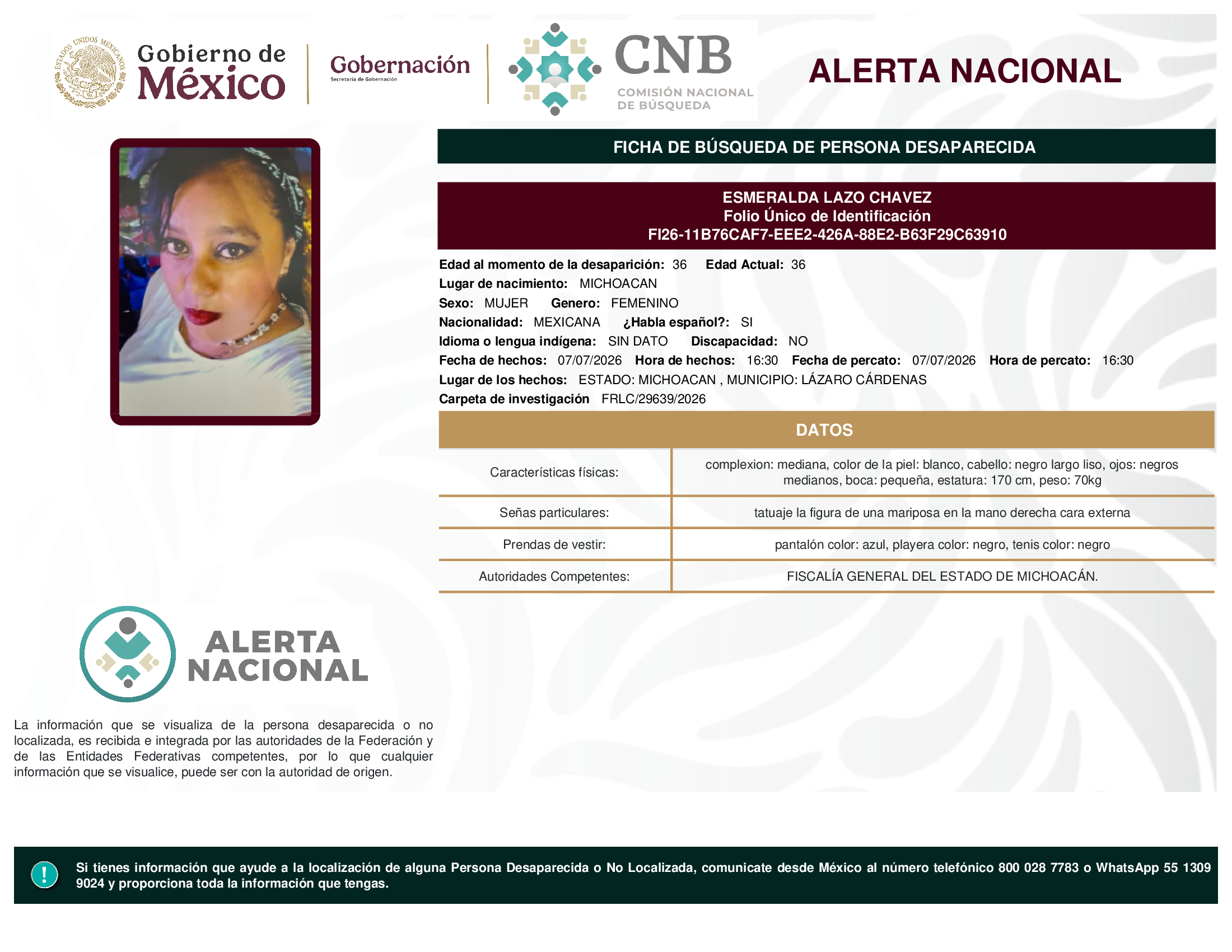 ESMERALDA LAZO CHAVEZ