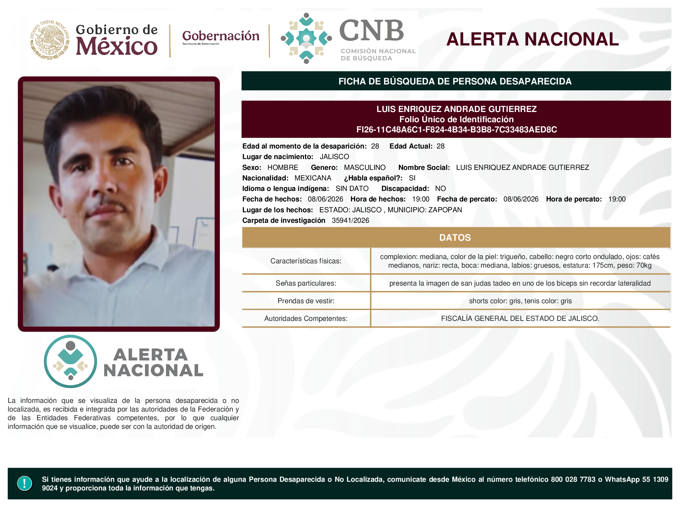 LUIS ENRIQUEZ ANDRADE GUTIERREZ