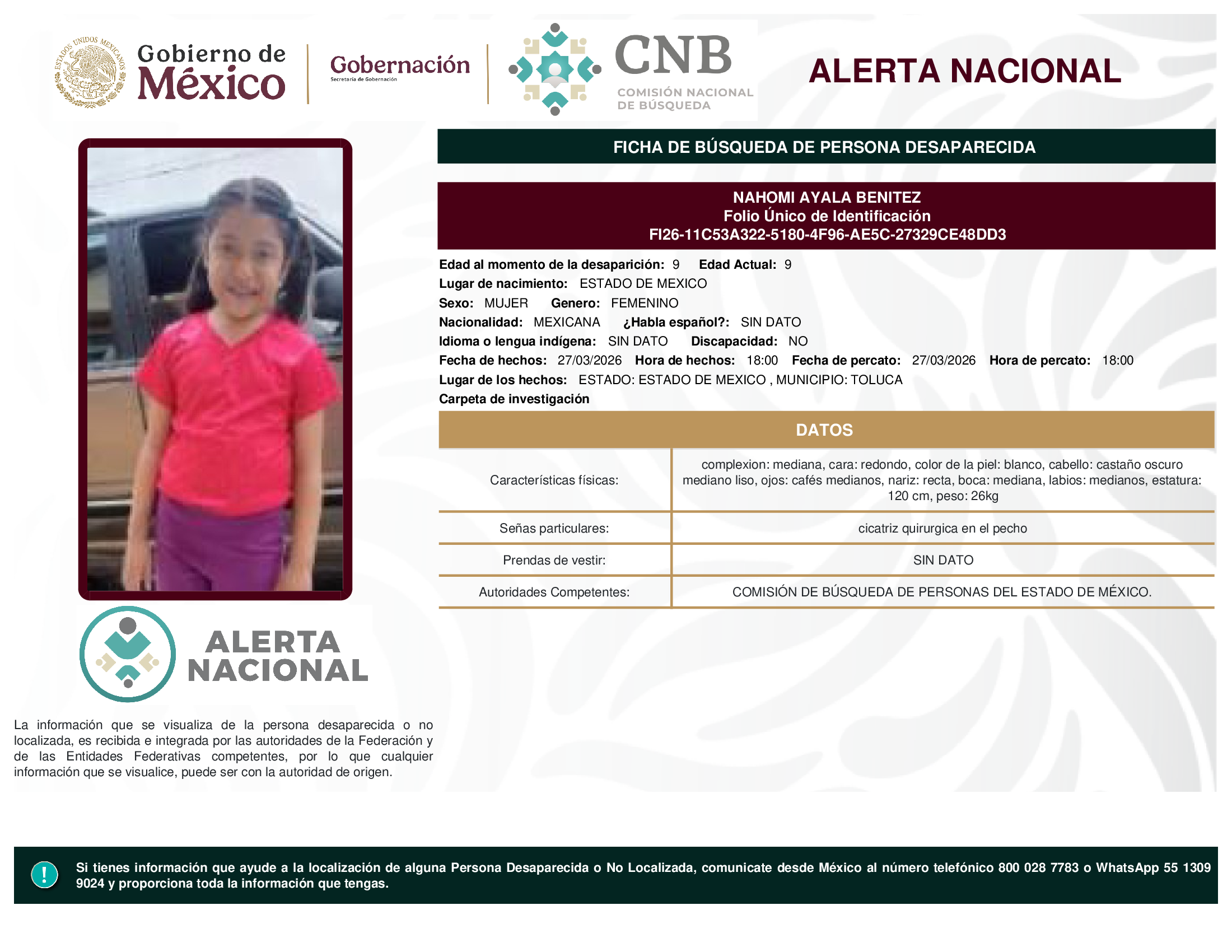 NAHOMI AYALA BENITEZ