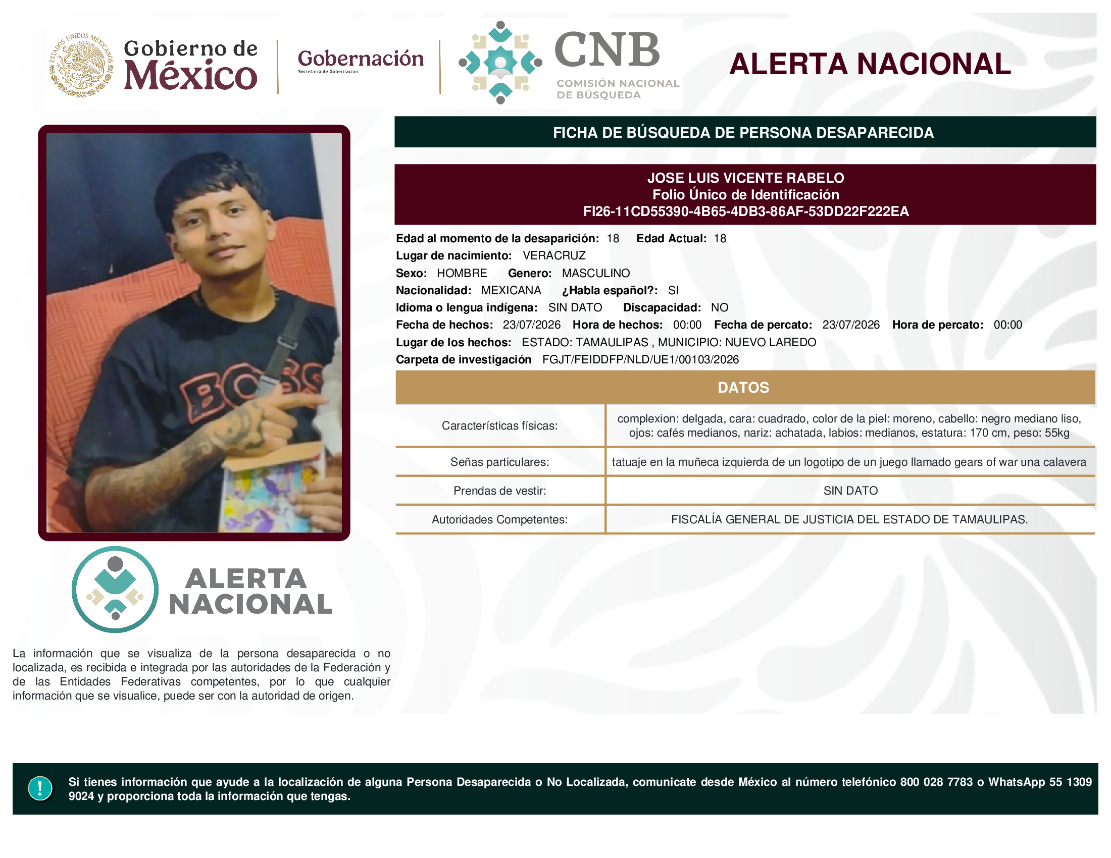 JOSE LUIS VICENTE RABELO