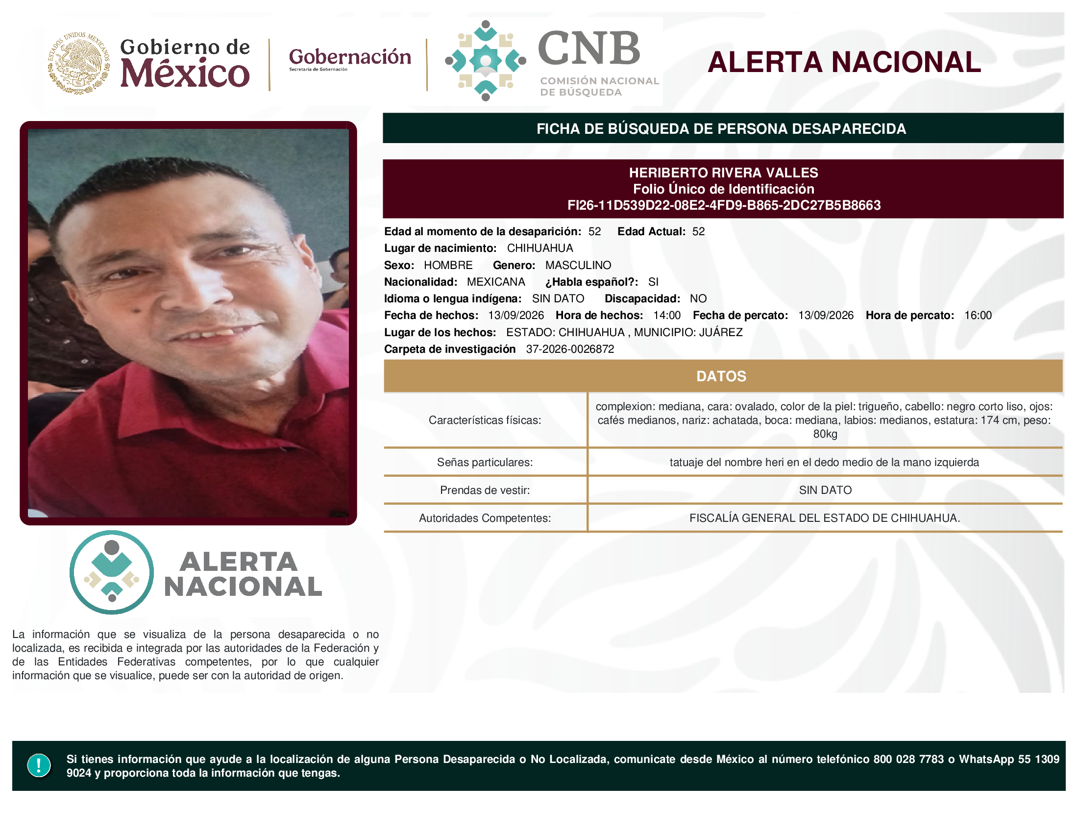 HERIBERTO RIVERA VALLES