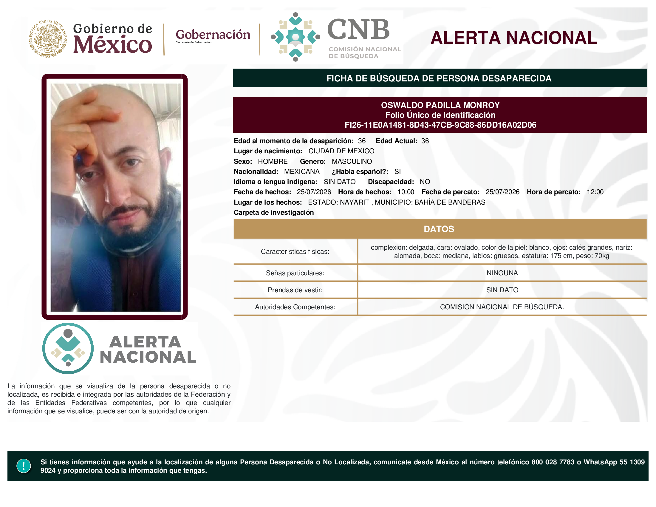 OSWALDO PADILLA MONROY