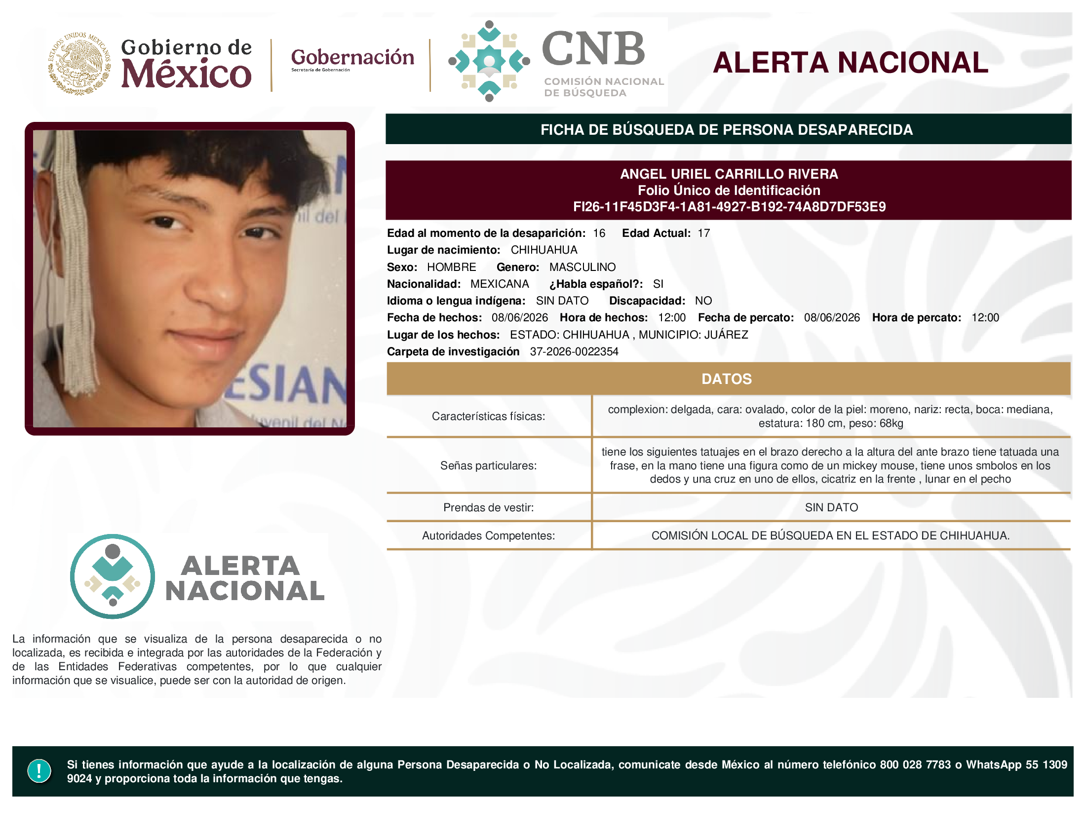 ANGEL URIEL CARRILLO RIVERA
