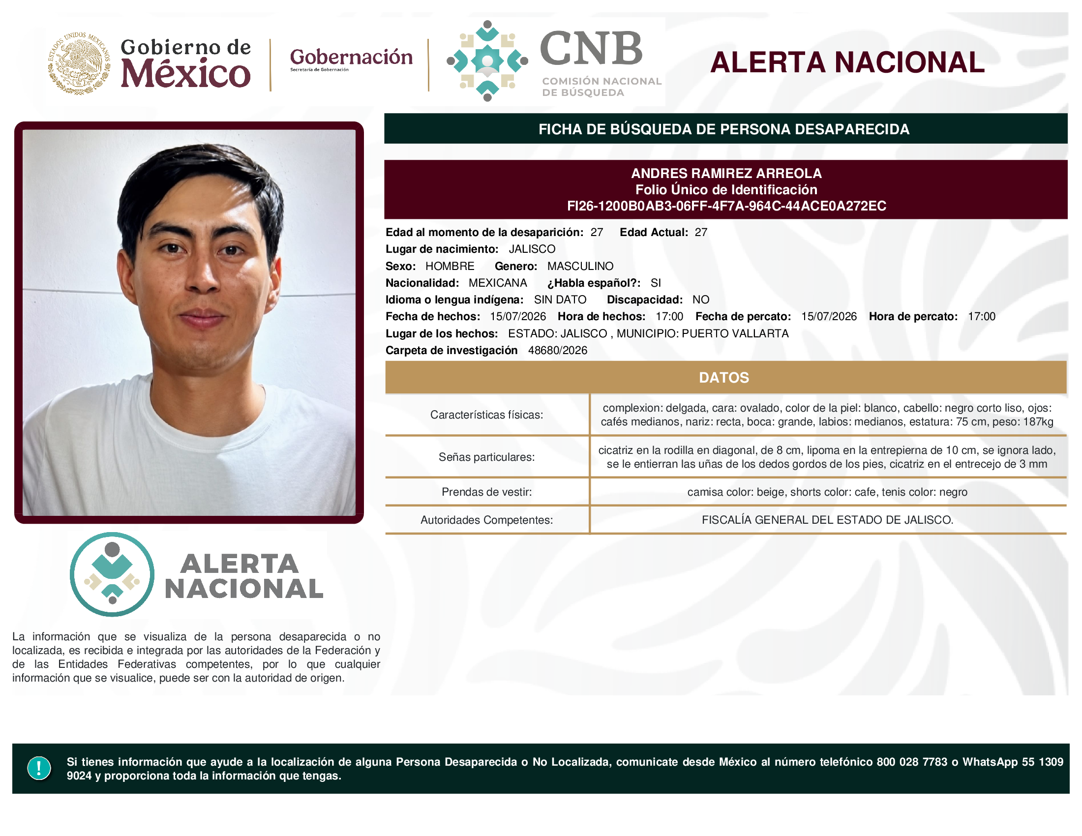 ANDRES RAMIREZ ARREOLA