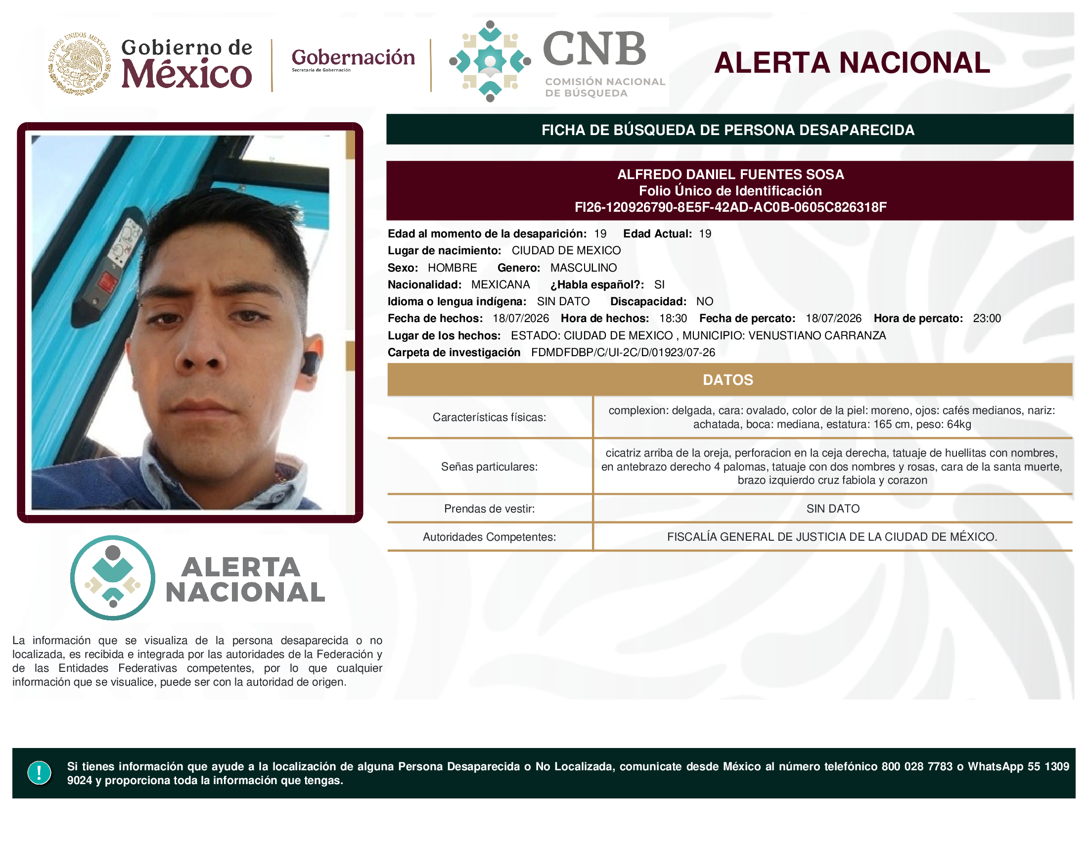 ALFREDO DANIEL FUENTES SOSA