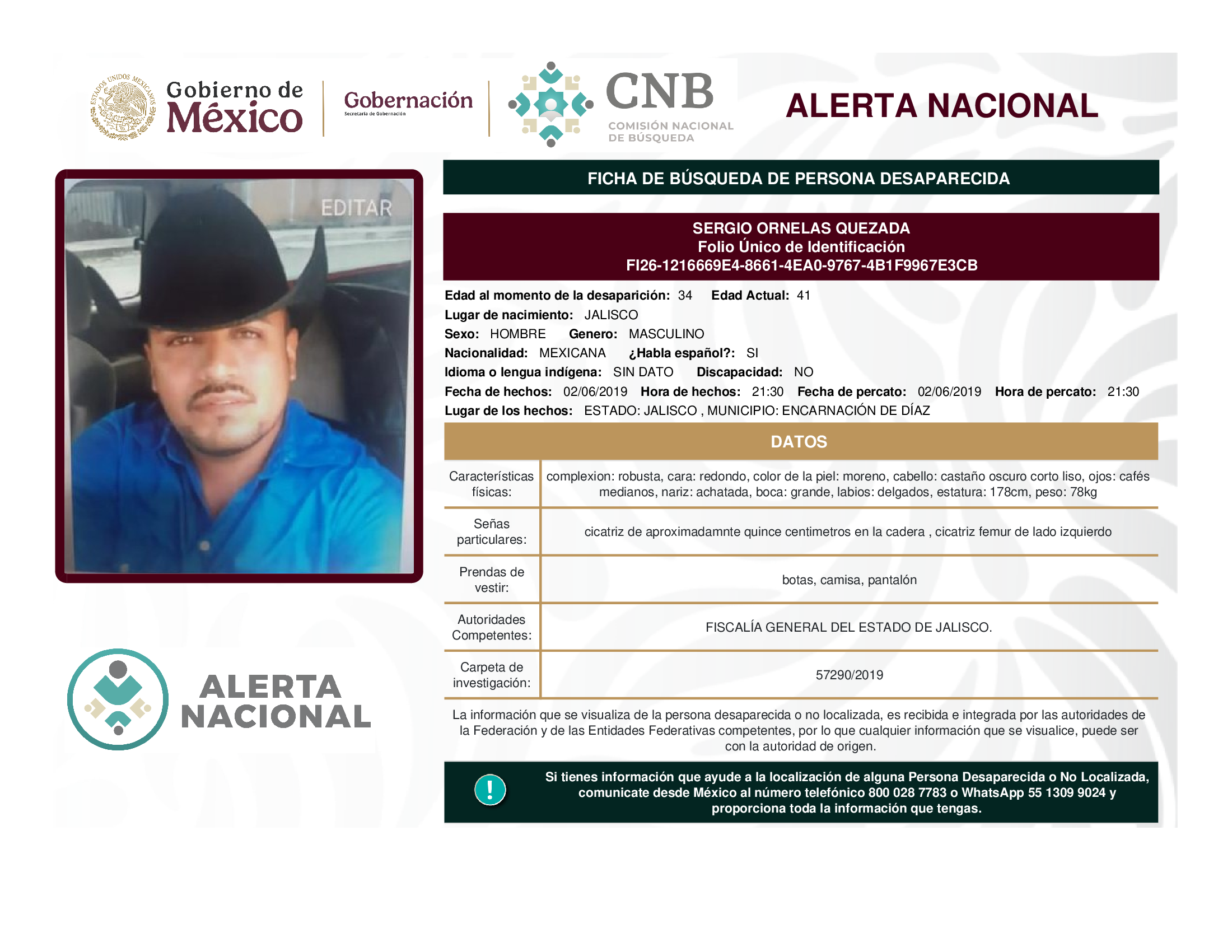 SERGIO ORNELAS QUEZADA