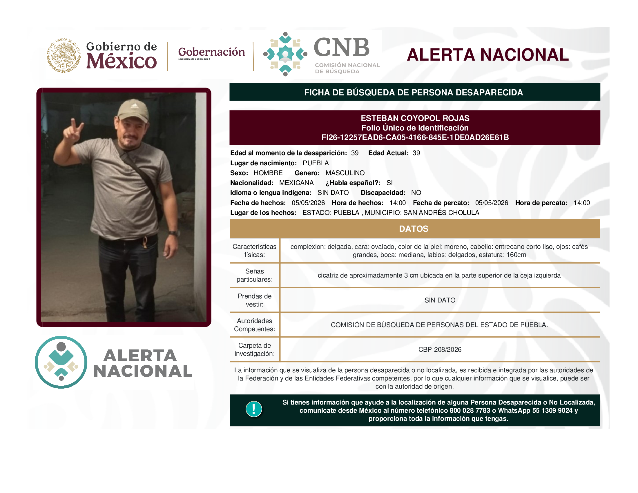 ESTEBAN COYOPOL ROJAS