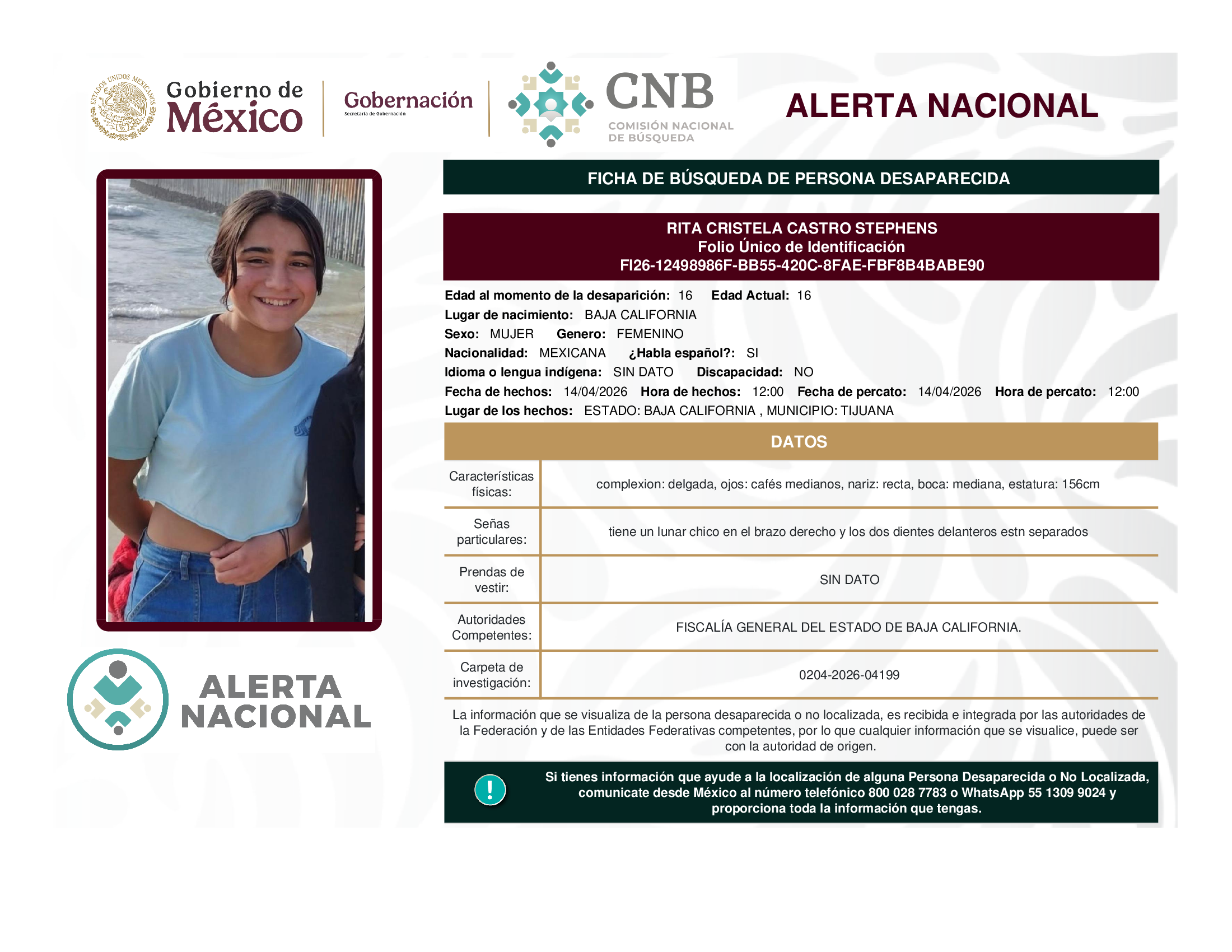 RITA CRISTELA CASTRO STEPHENS