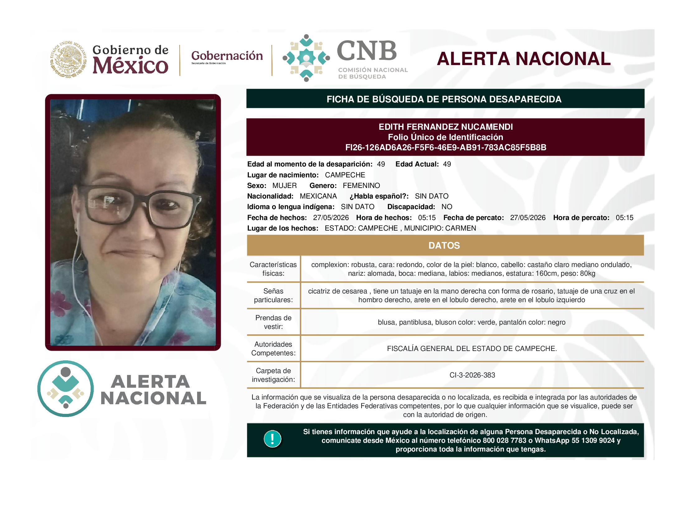EDITH FERNANDEZ NUCAMENDI