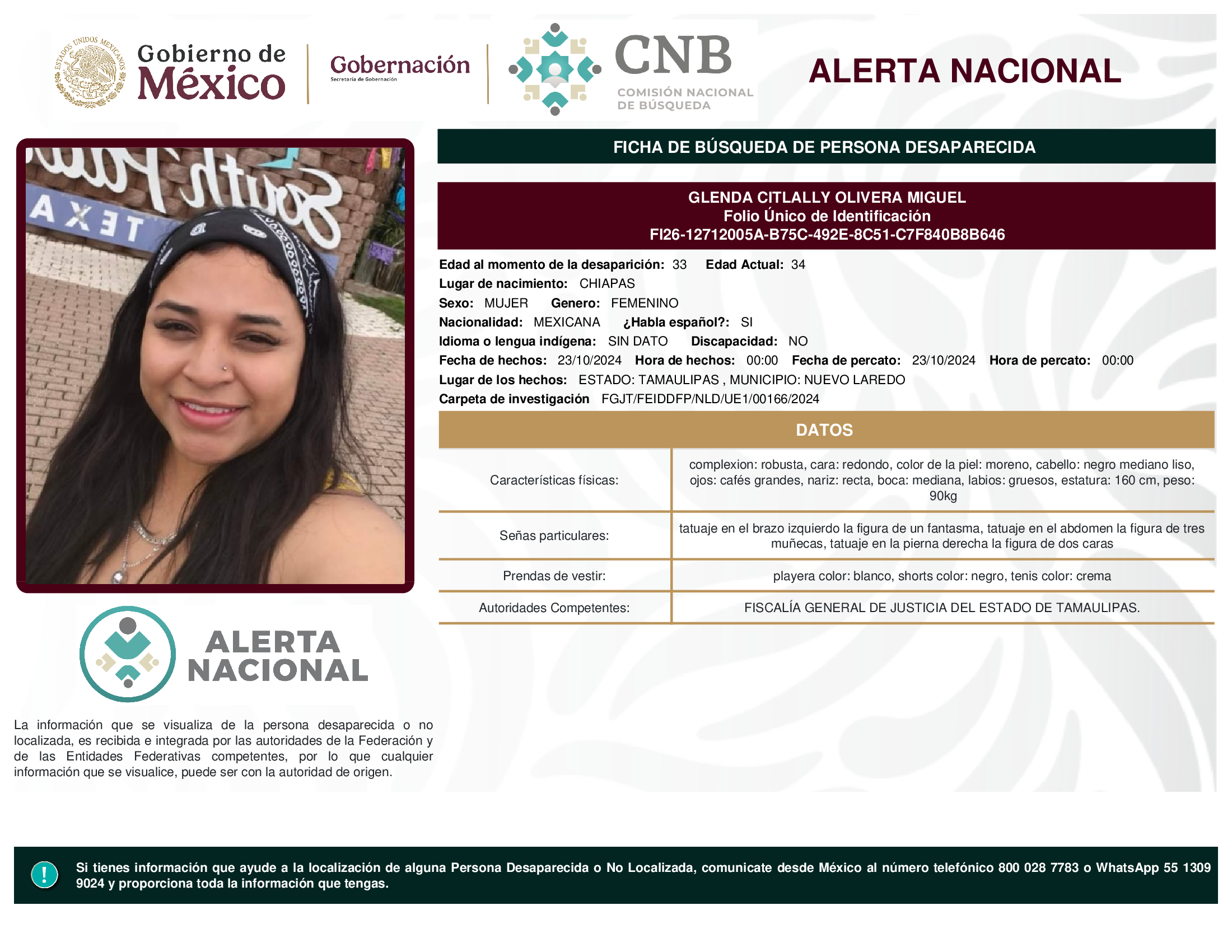 GLENDA CITLALLY OLIVERA MIGUEL