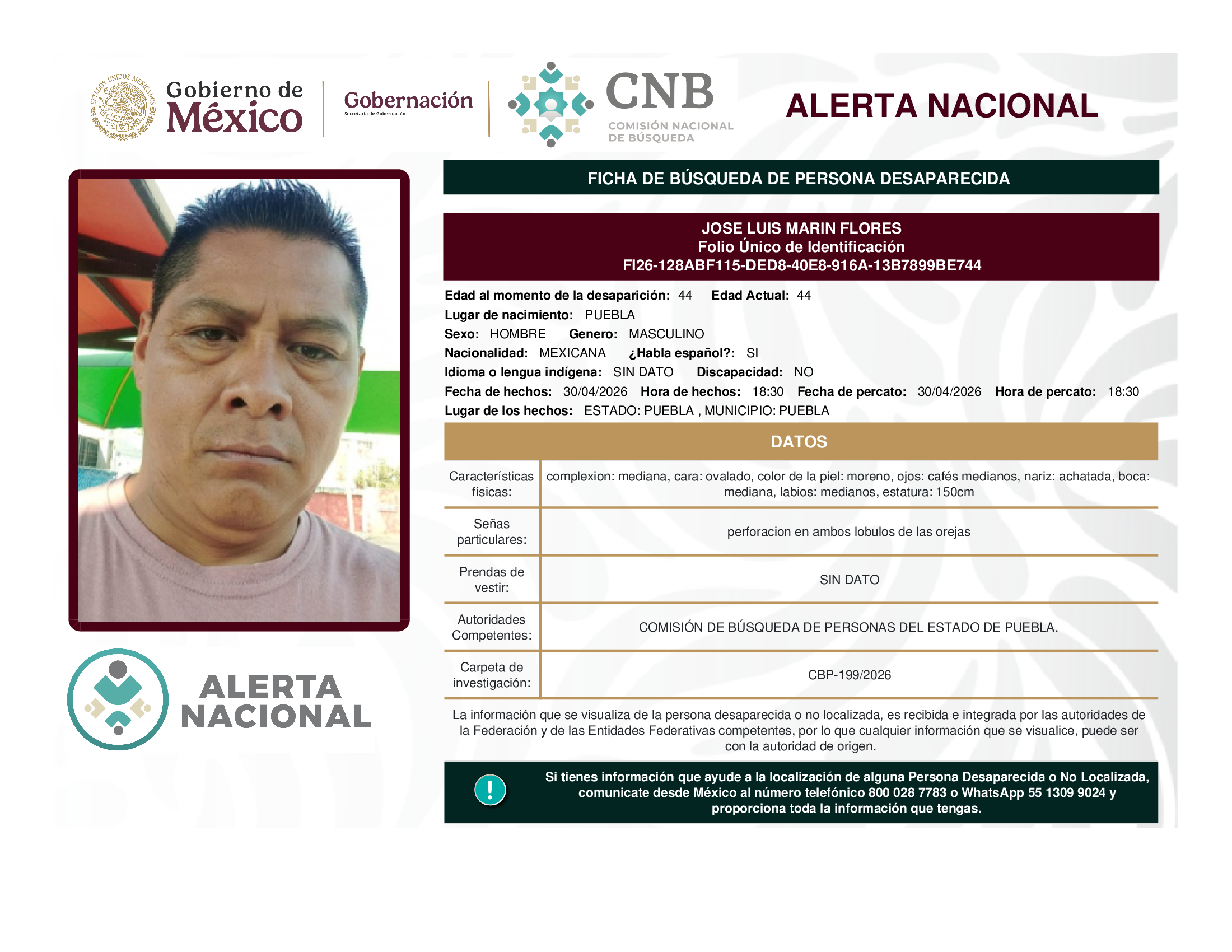 JOSE LUIS MARIN FLORES