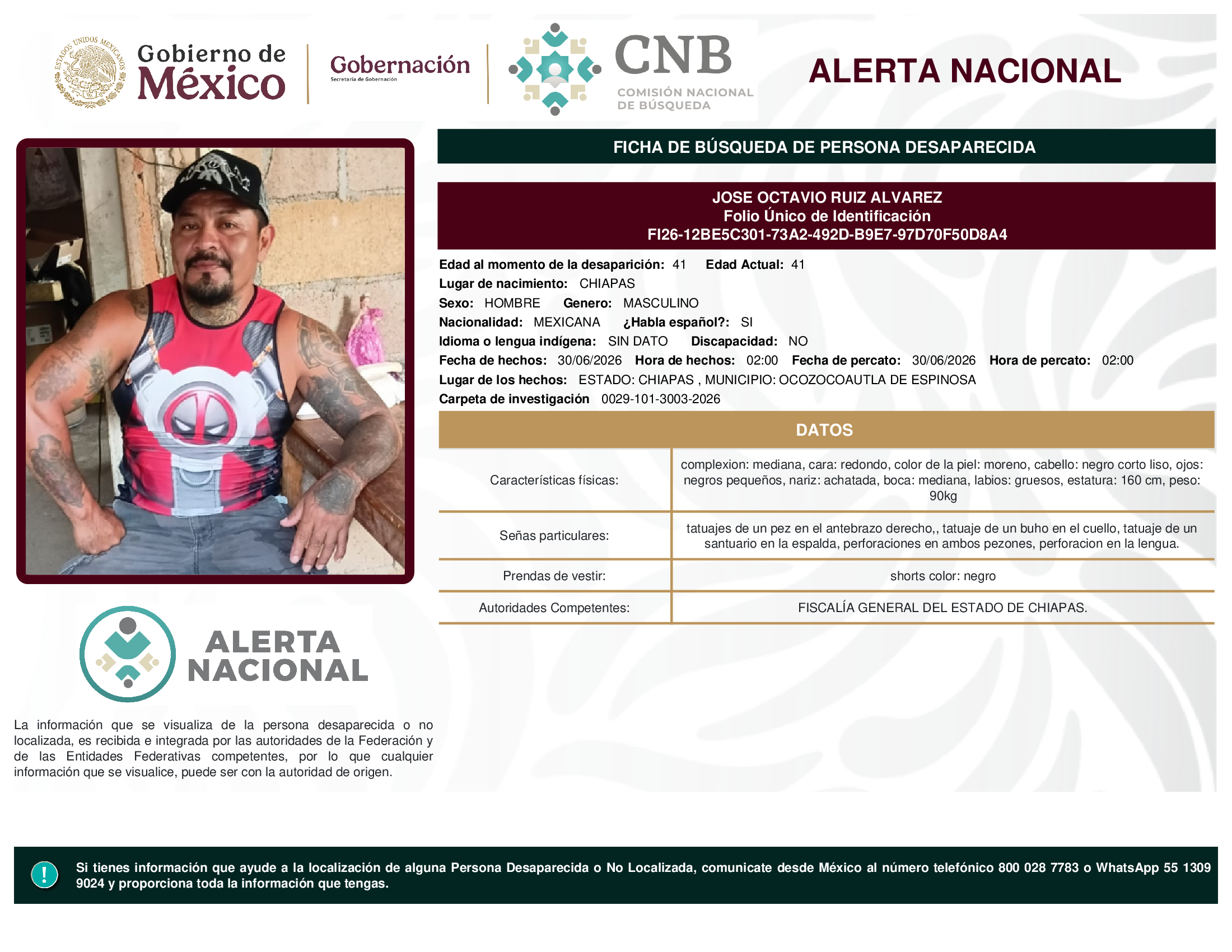 JOSE OCTAVIO RUIZ ALVAREZ