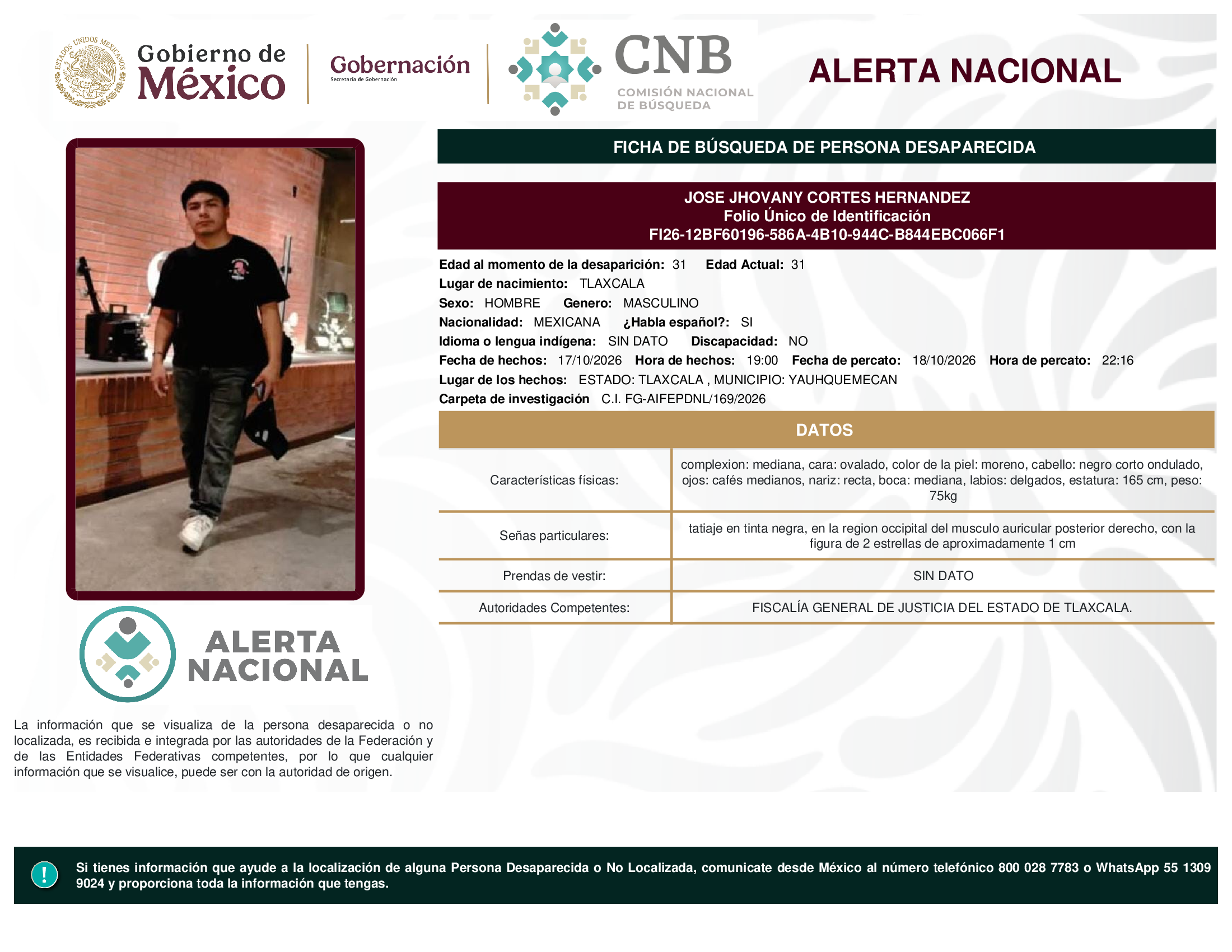 JOSE JHOVANY CORTES HERNANDEZ