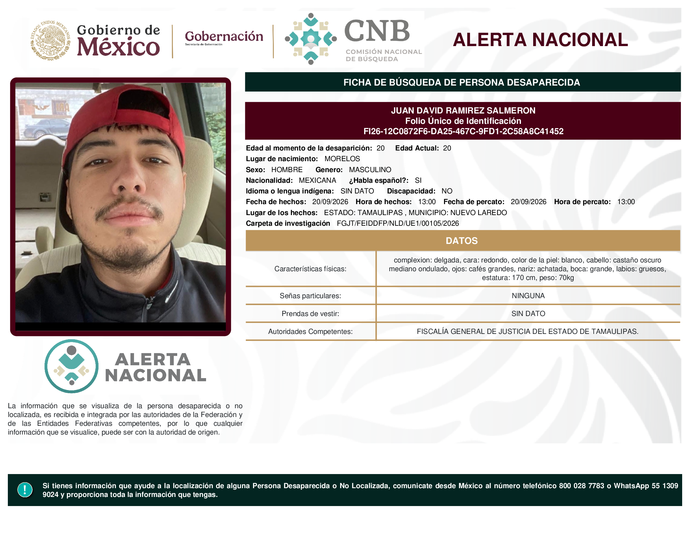 JUAN DAVID RAMIREZ SALMERON
