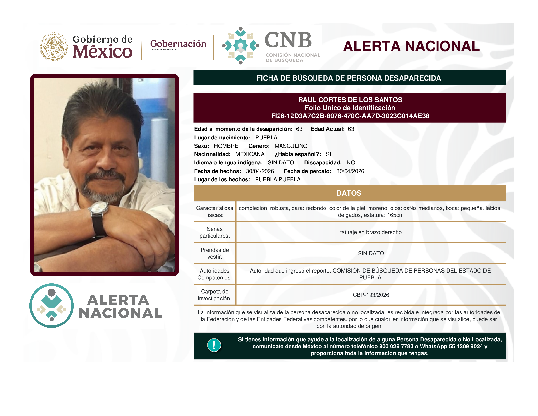 RAUL CORTES DE LOS SANTOS