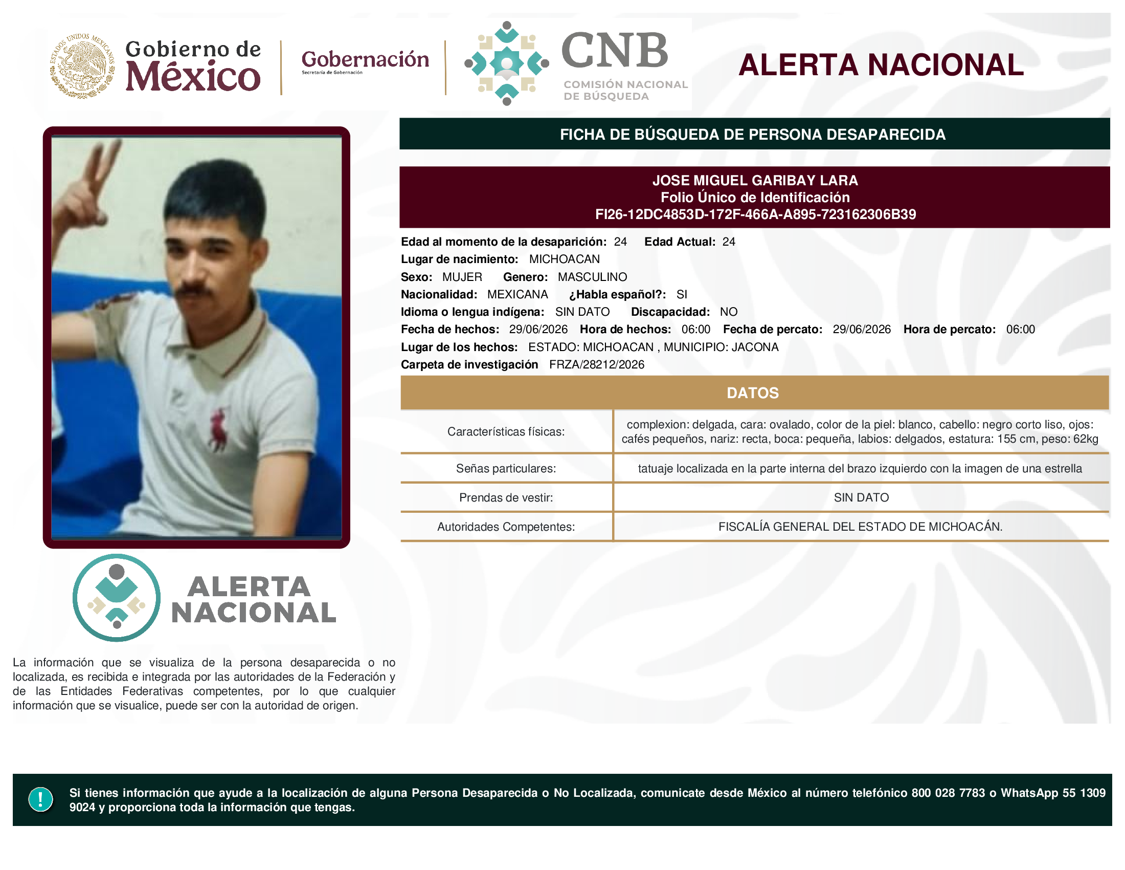 JOSE MIGUEL GARIBAY LARA