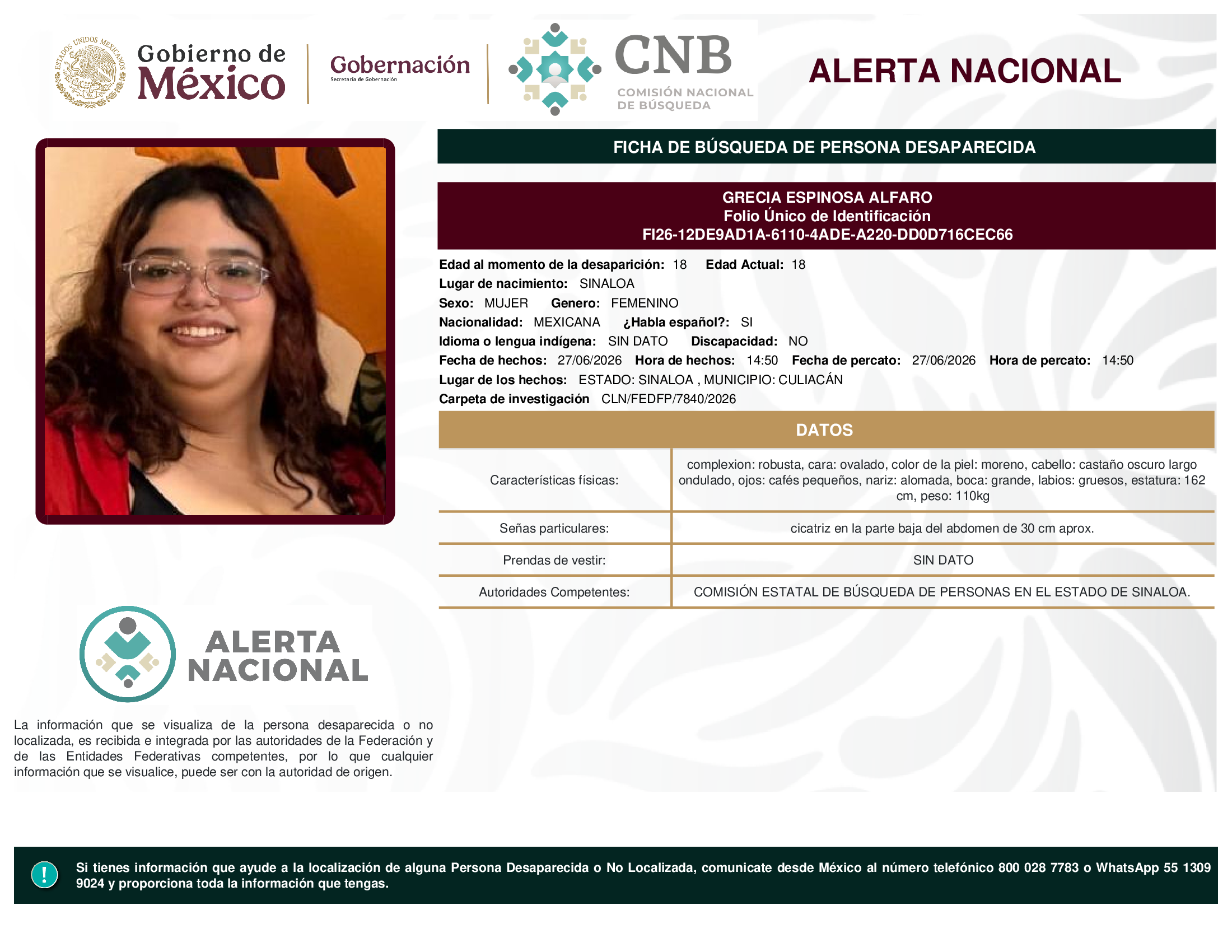 GRECIA ESPINOSA ALFARO
