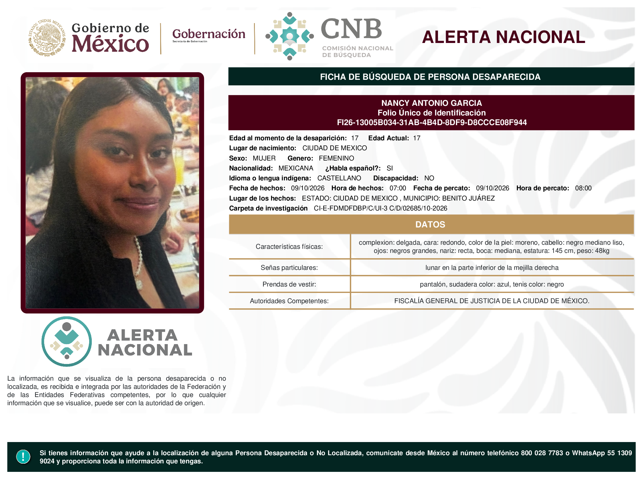 NANCY ANTONIO GARCIA