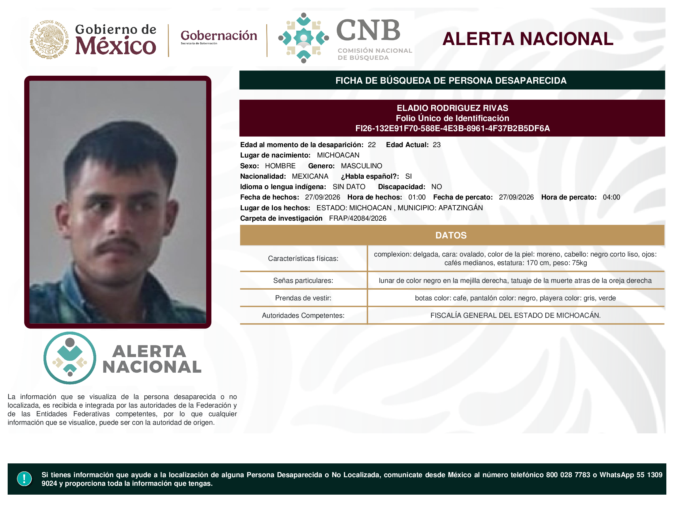 ELADIO RODRIGUEZ RIVAS