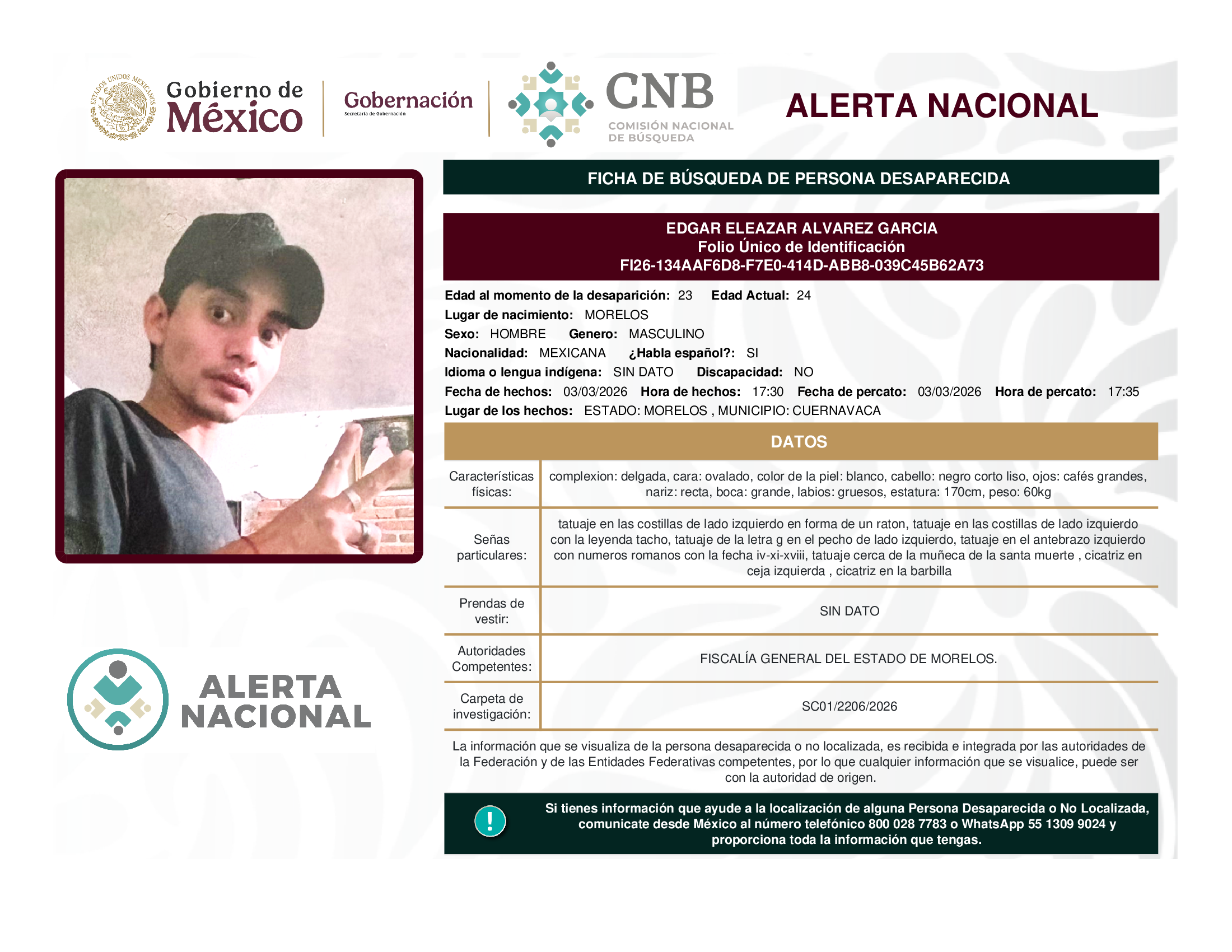 EDGAR ELEAZAR ALVAREZ GARCIA