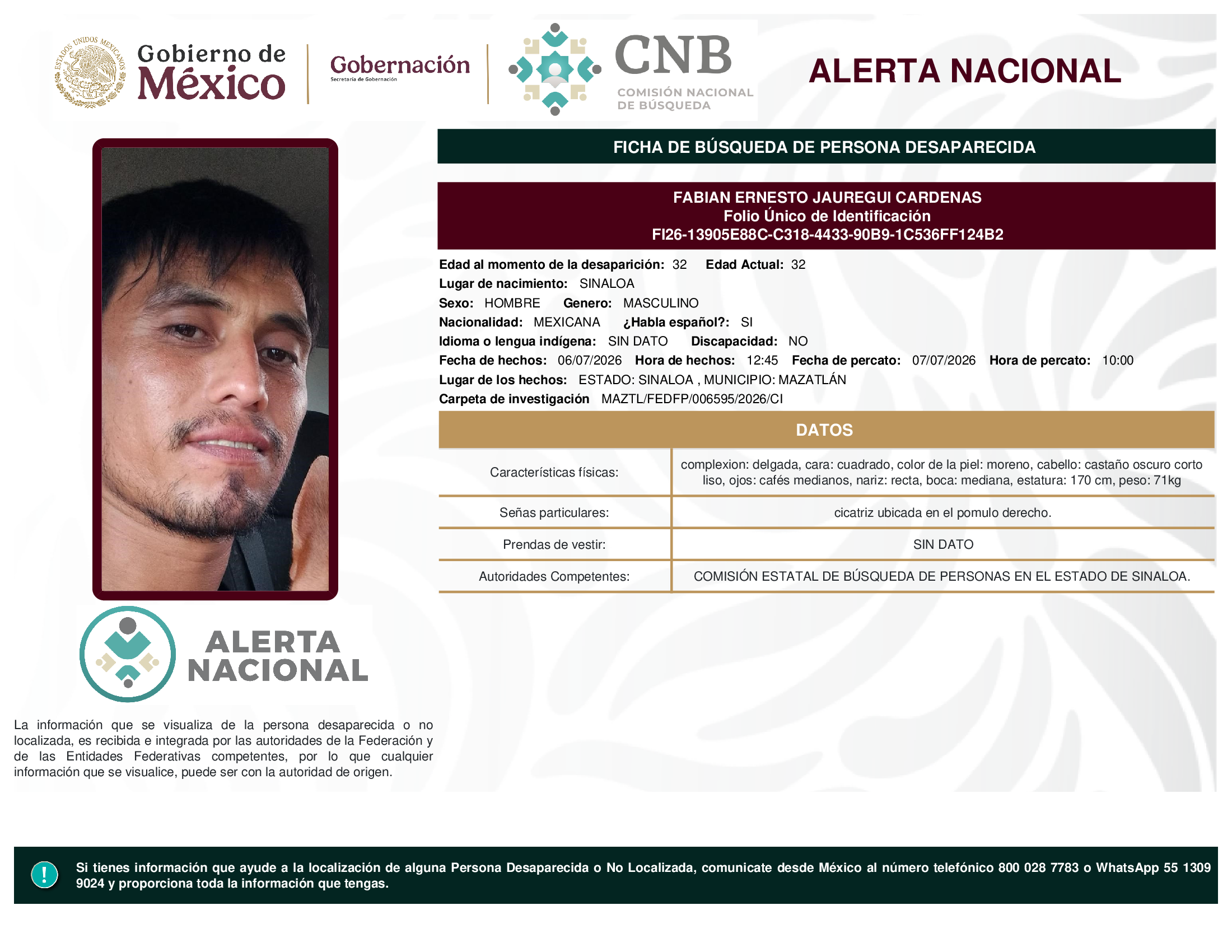 FABIAN ERNESTO JAUREGUI CARDENAS