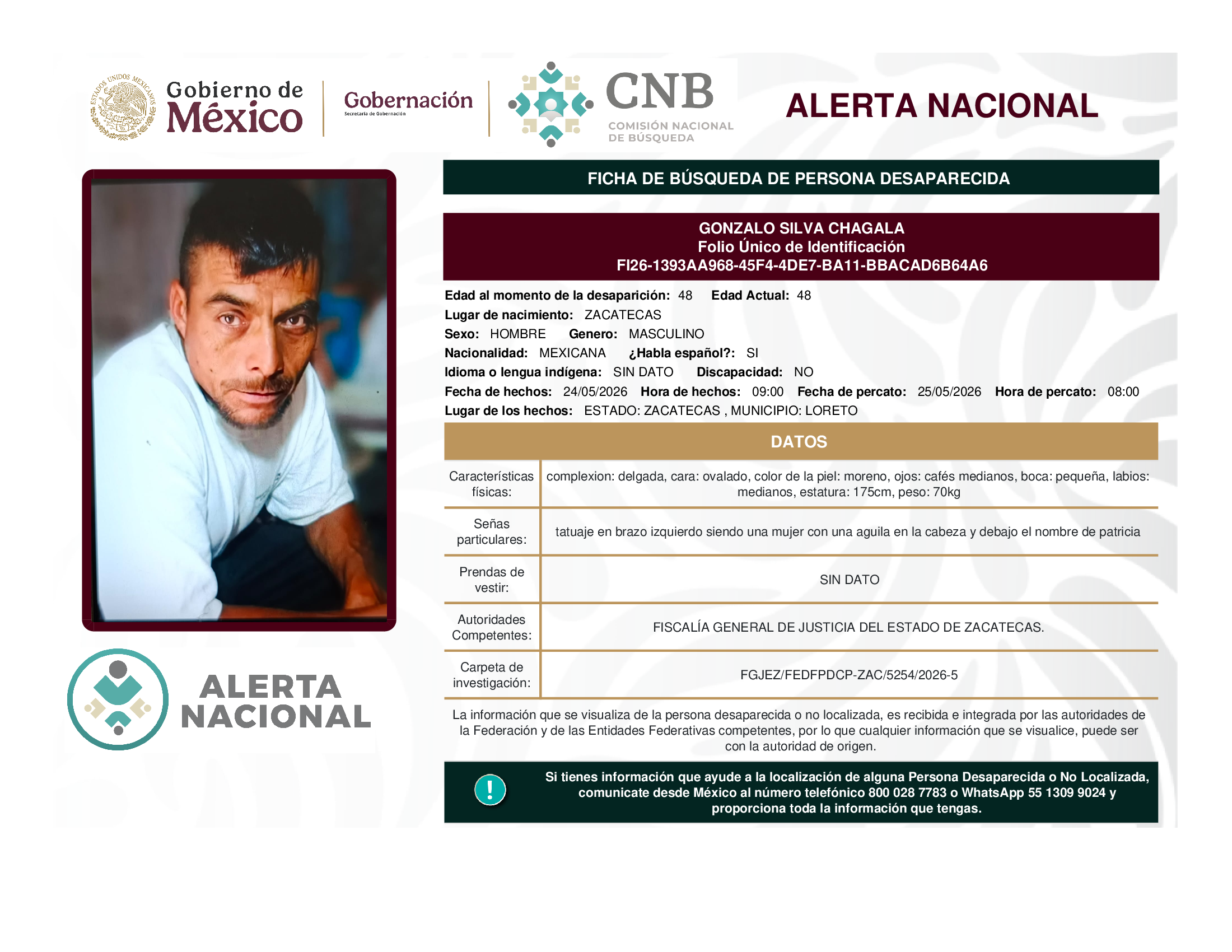 GONZALO SILVA CHAGALA