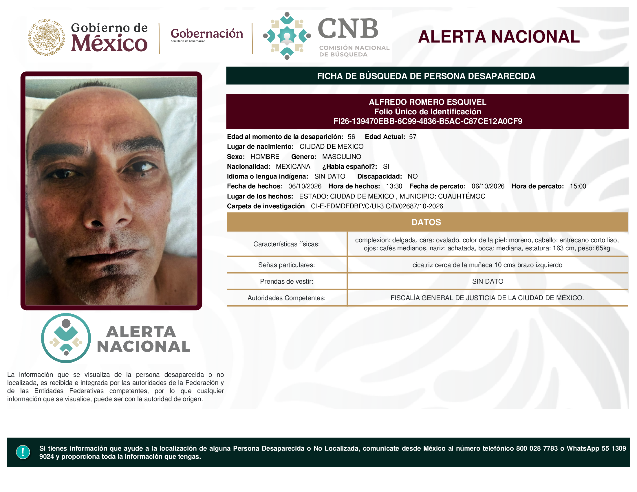 ALFREDO ROMERO ESQUIVEL