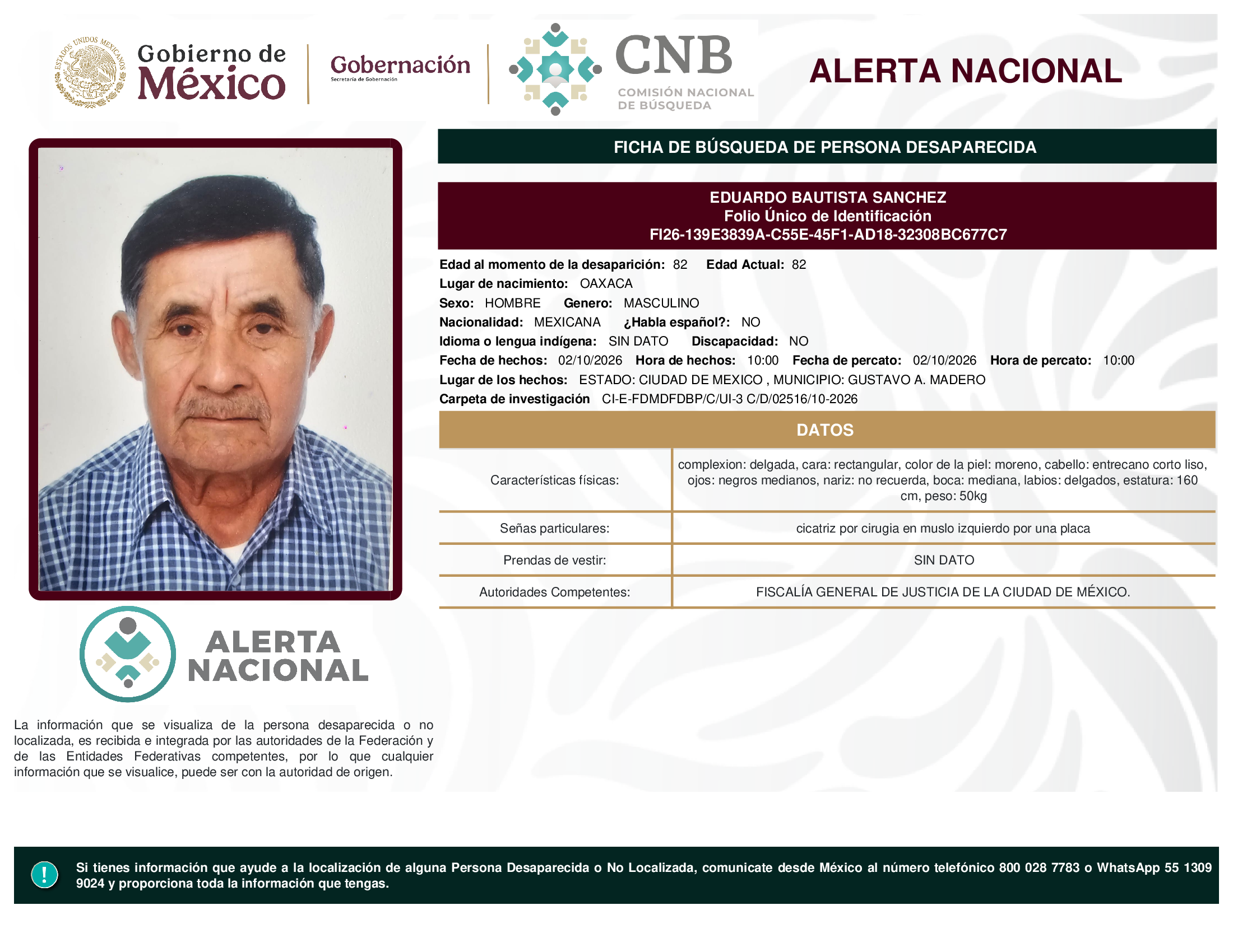 EDUARDO BAUTISTA SANCHEZ