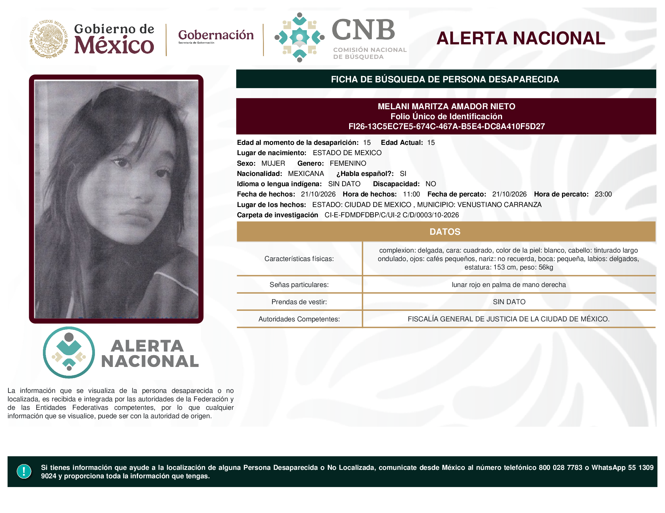 MELANI MARITZA AMADOR NIETO