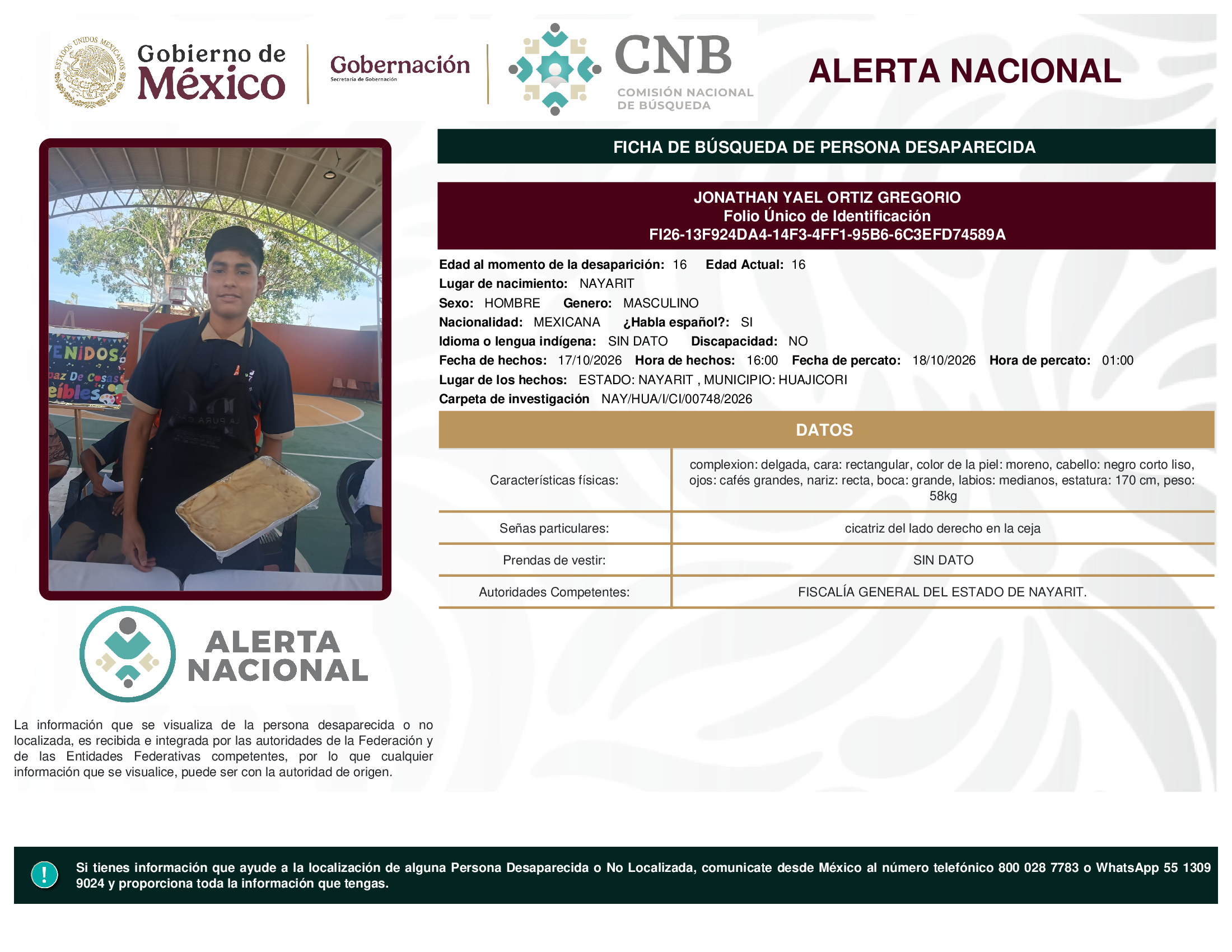 JONATHAN YAEL ORTIZ GREGORIO