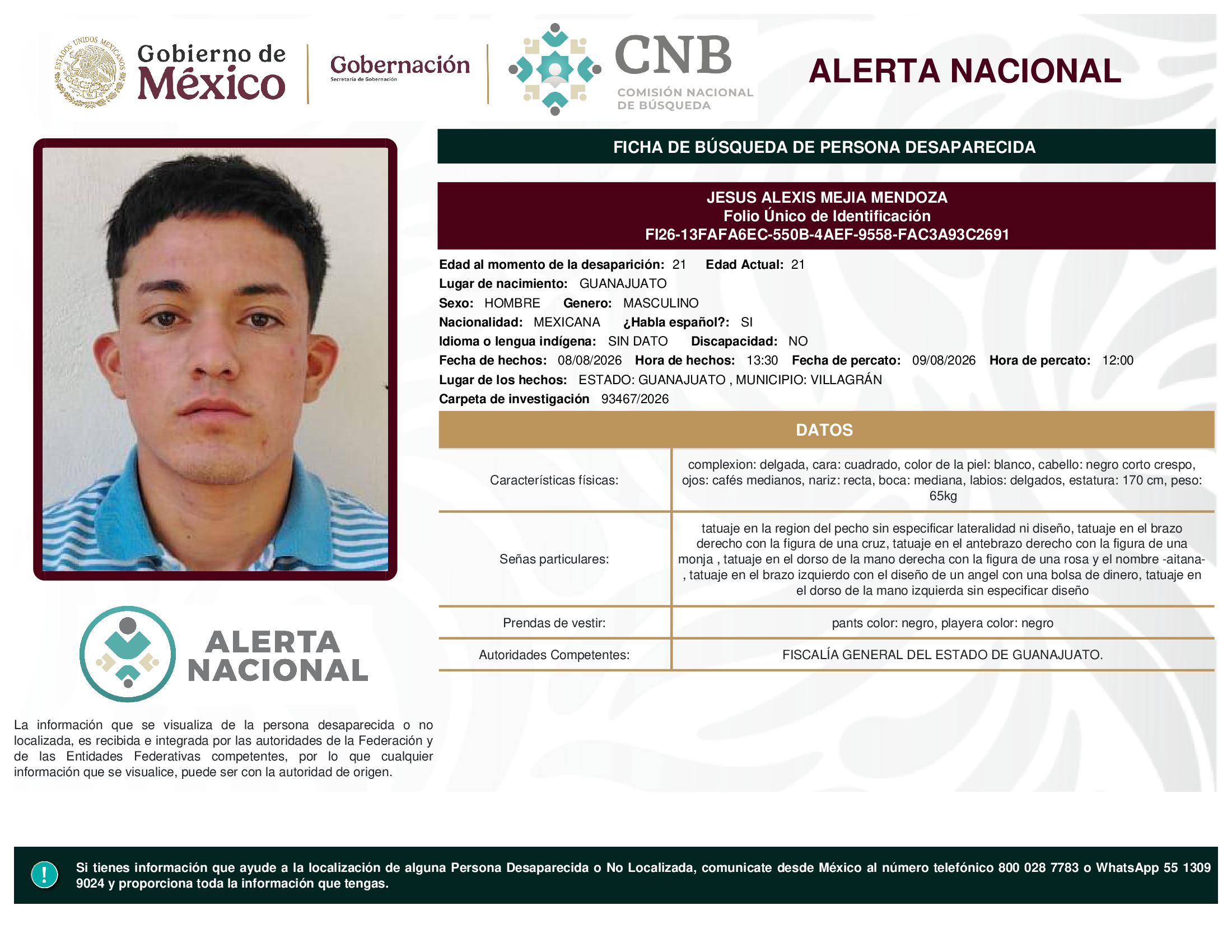 JESUS ALEXIS MEJIA MENDOZA