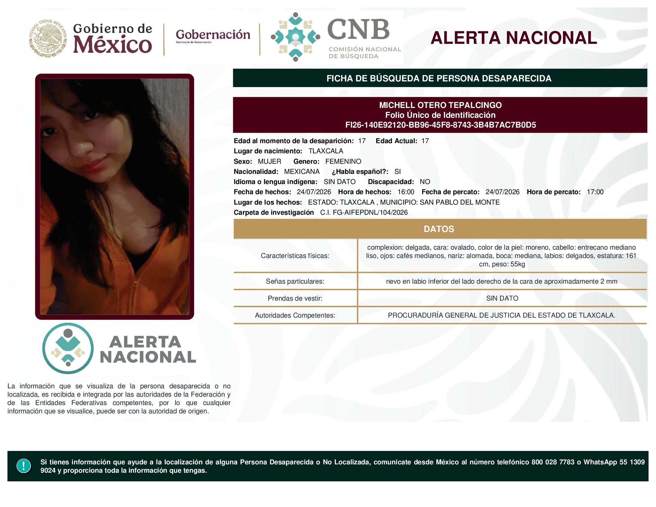 MICHELL OTERO TEPALCINGO