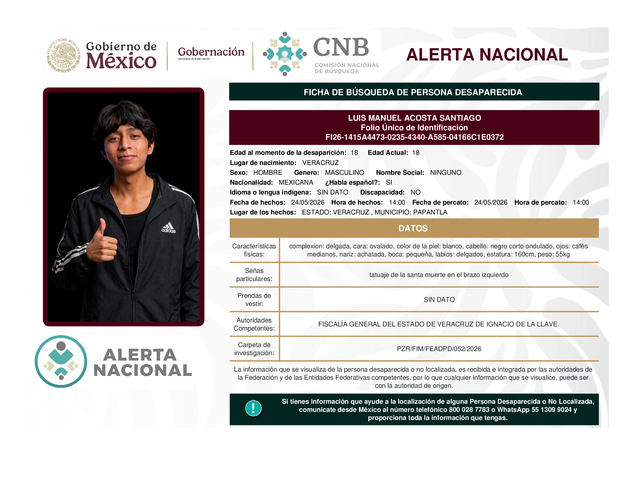 LUIS MANUEL ACOSTA SANTIAGO